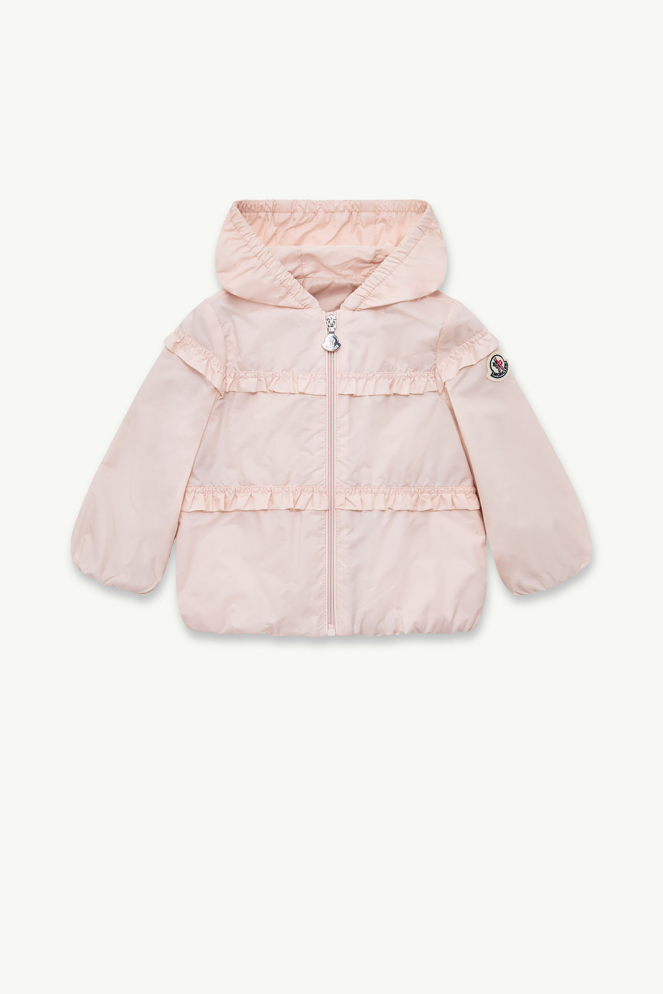 Giacca impermeabile Hiti con cappuccio Bambina Rosa Chiaro Moncler 0