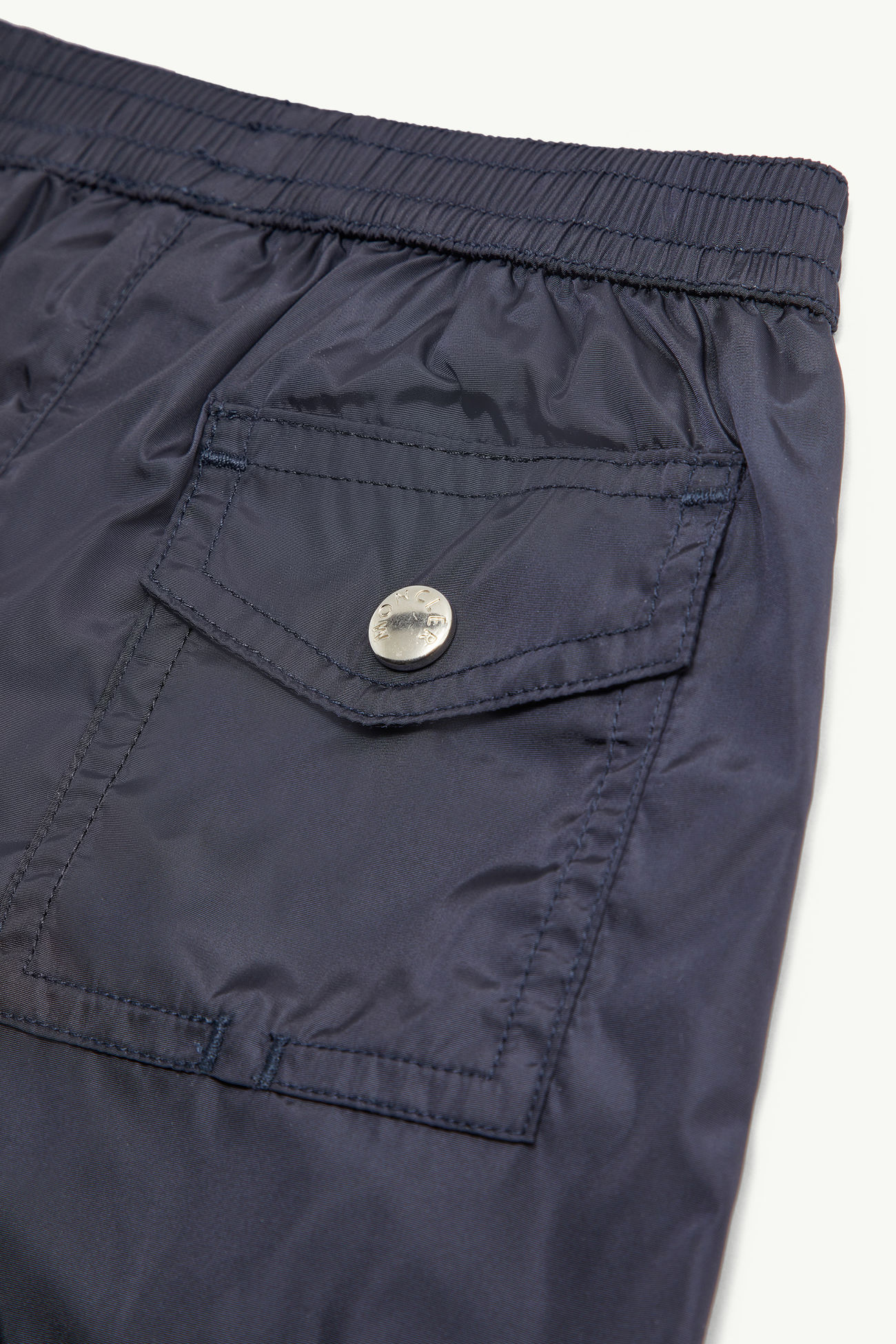 Badeshorts mit dreifarbigem Besatz Jungen Navyblau Moncler 3