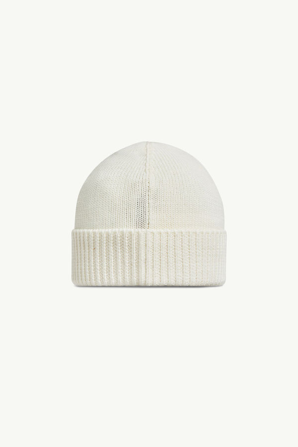 Cotton Beanie Girl White Moncler 2