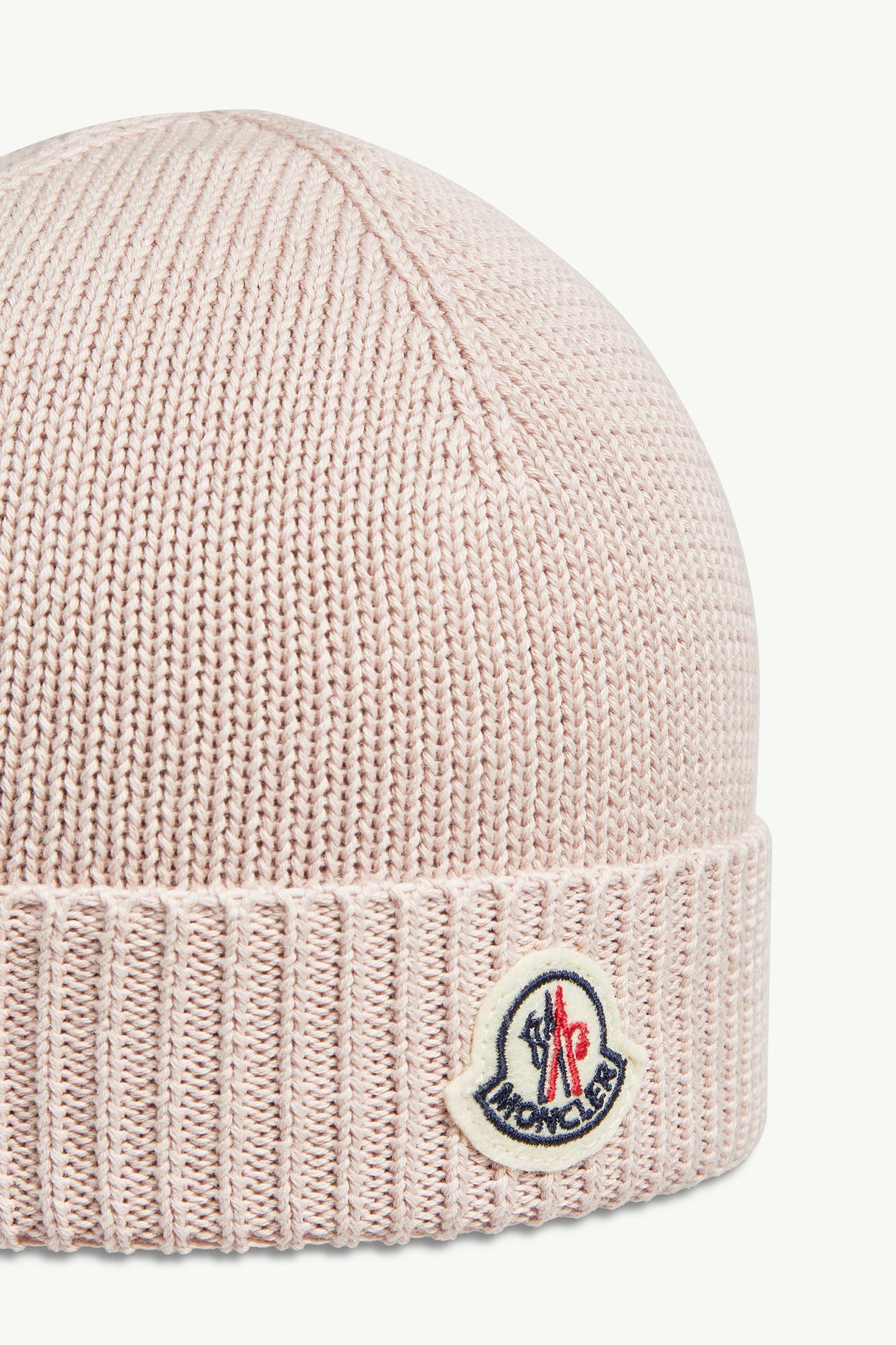 Cotton Beanie Girl Light Pink Moncler 1