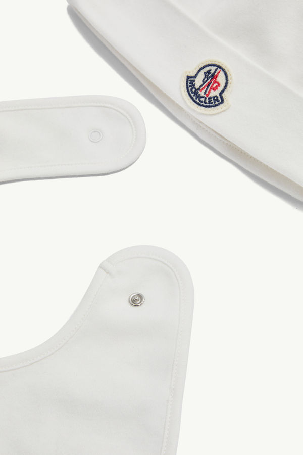 Teddy Bear Cotton Set Gender Neutral White Moncler 2