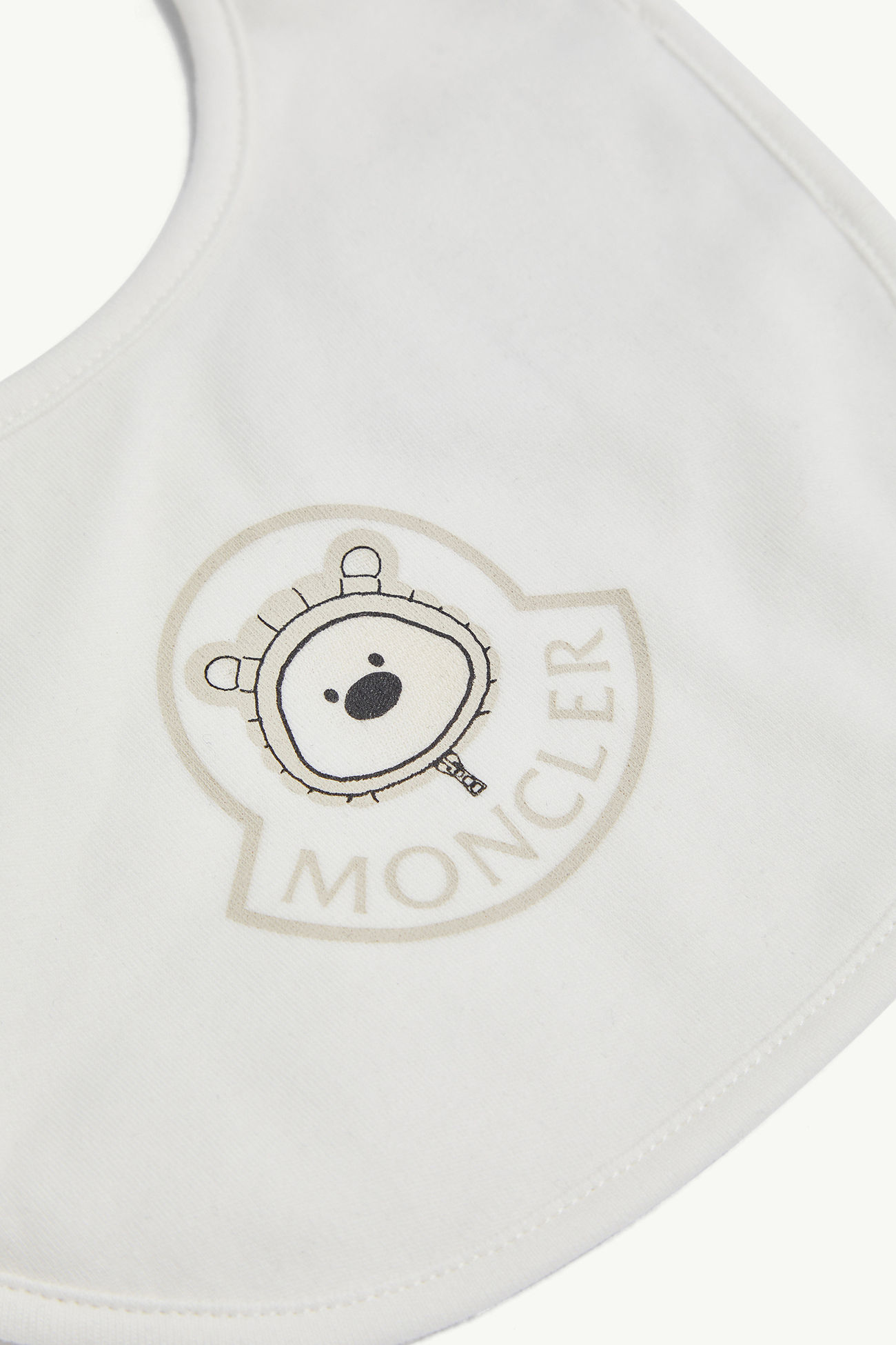 Set aus Baumwolle mit Teddybär-Motiv Genderneutral Weiß Moncler 3