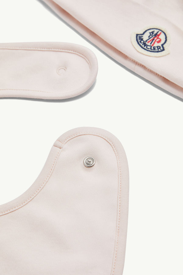 Teddy Bear Cotton Set Gender Neutral Light Pink Moncler 2