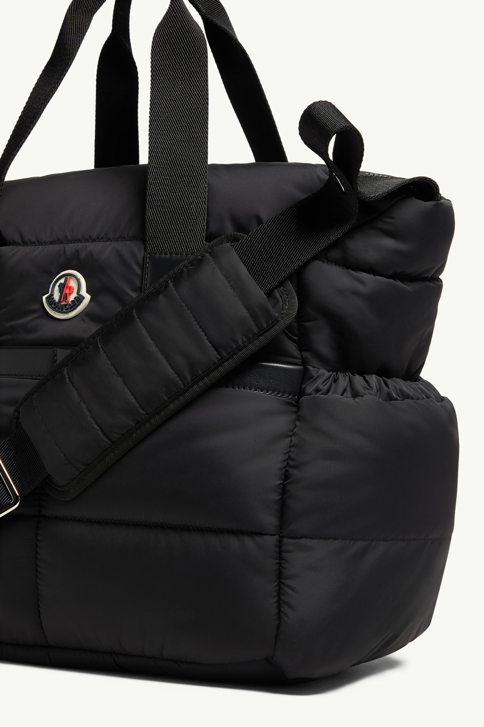 Nylon Diaper Bag Gender Neutral Black Moncler 1