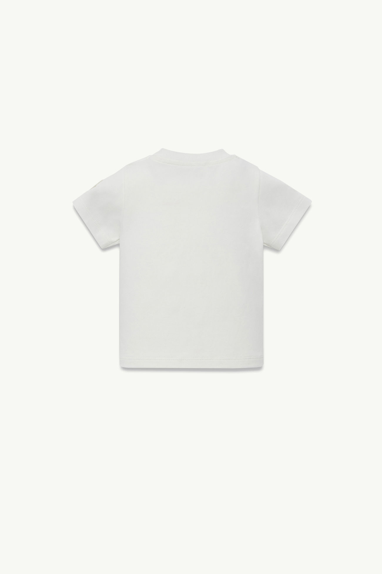 T-shirt in cotone con motivo orsetto Bambina Bianco Moncler 1