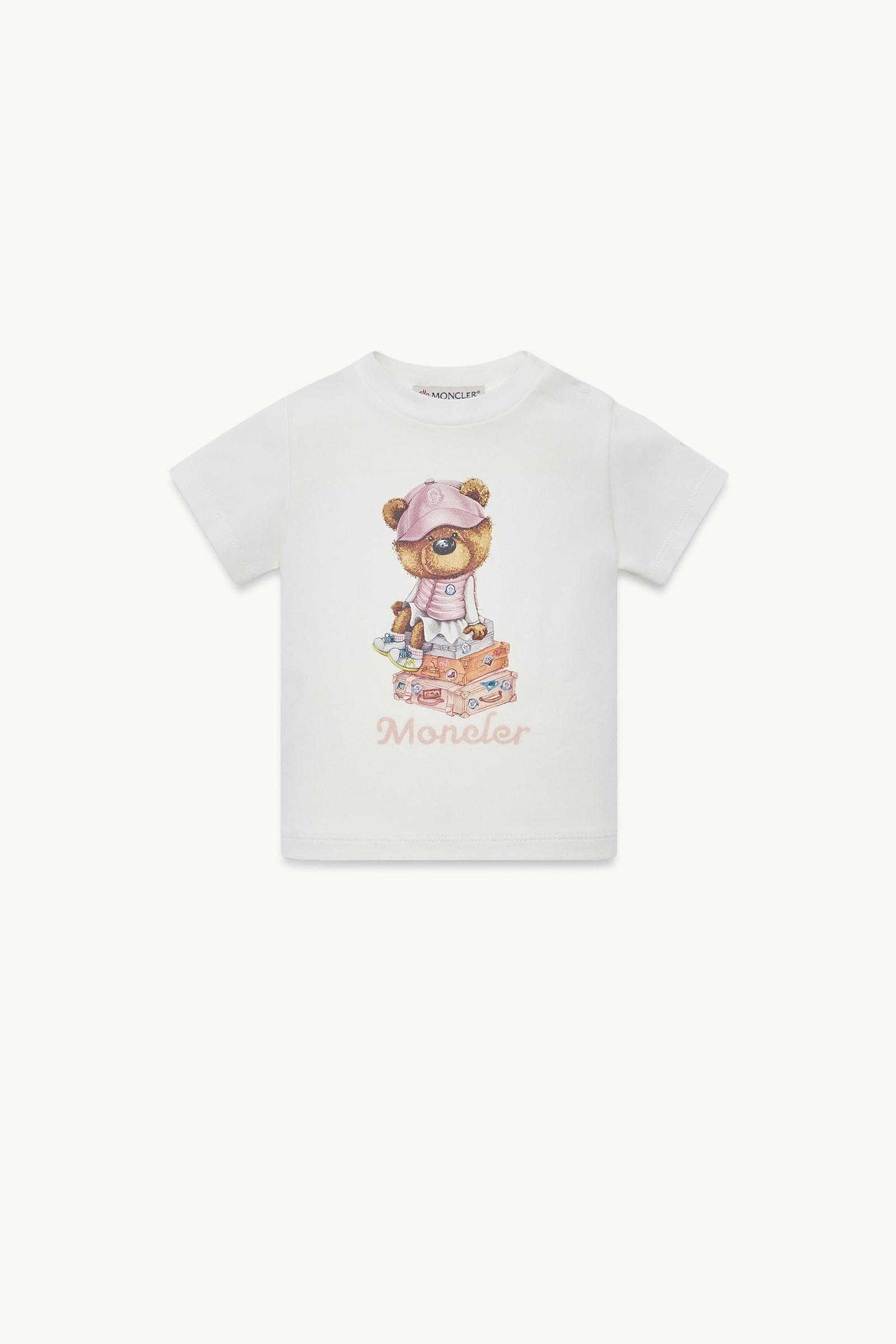Teddy Bear Motif Cotton T-Shirt_findInBoutique_image