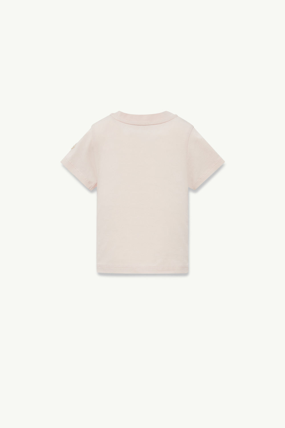 Teddy Bear Motif Cotton T-Shirt Girl Light Pink Moncler 1