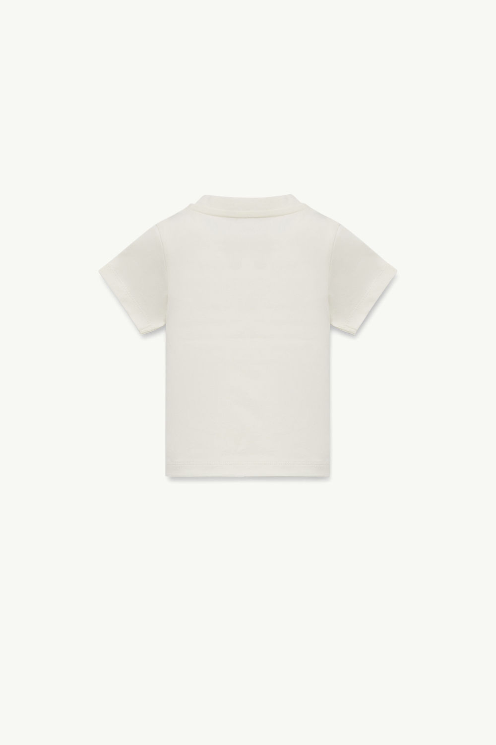 T-shirt en coton à logo brodé Fille Blanc Moncler 1