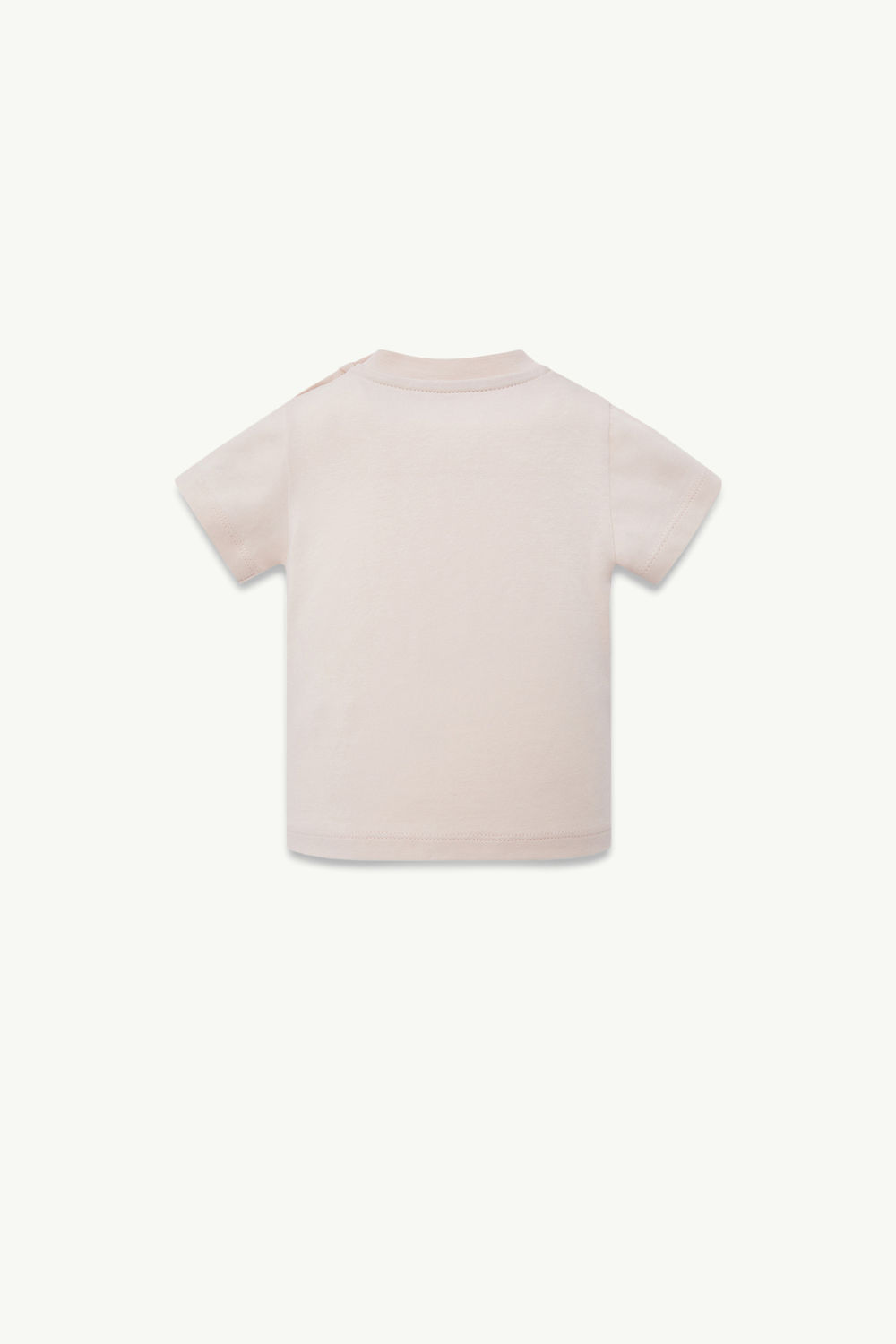 Embroidered Logo Cotton T-Shirt Girl Light Pink Moncler 1