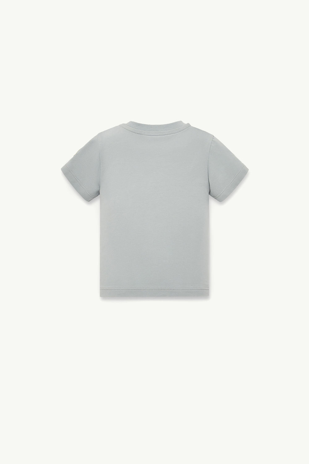 Teddy Bear Motif Cotton T-Shirt Gender Neutral Gray Moncler 1