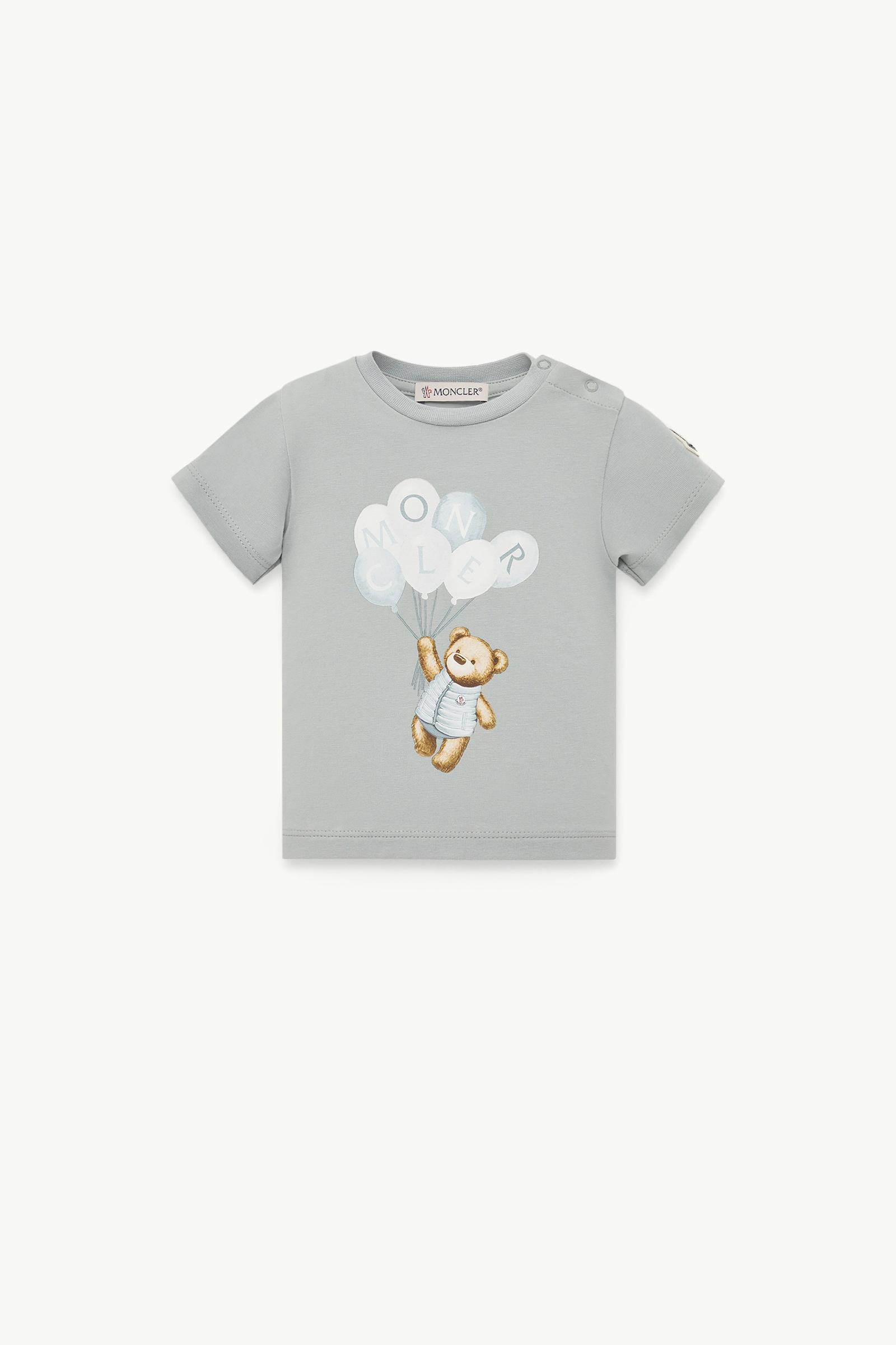 Teddy Bear Motif Cotton T-Shirt_findInBoutique_image