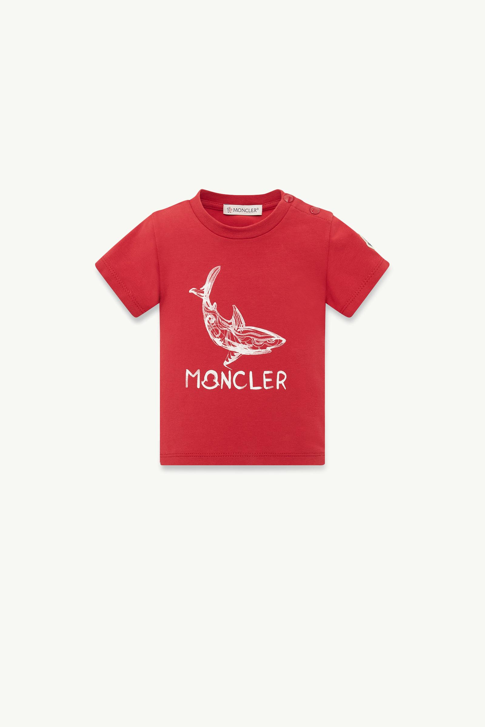 Red Aquatic Logo Cotton T-Shirt - Clothing for Children