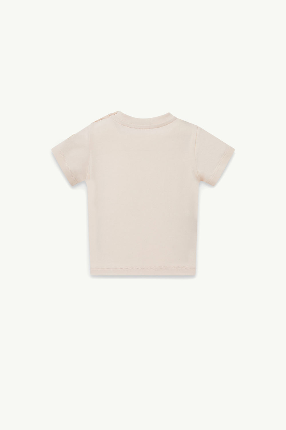Teddy Bear Motif Cotton T-Shirt Girl Light Pink Moncler 1