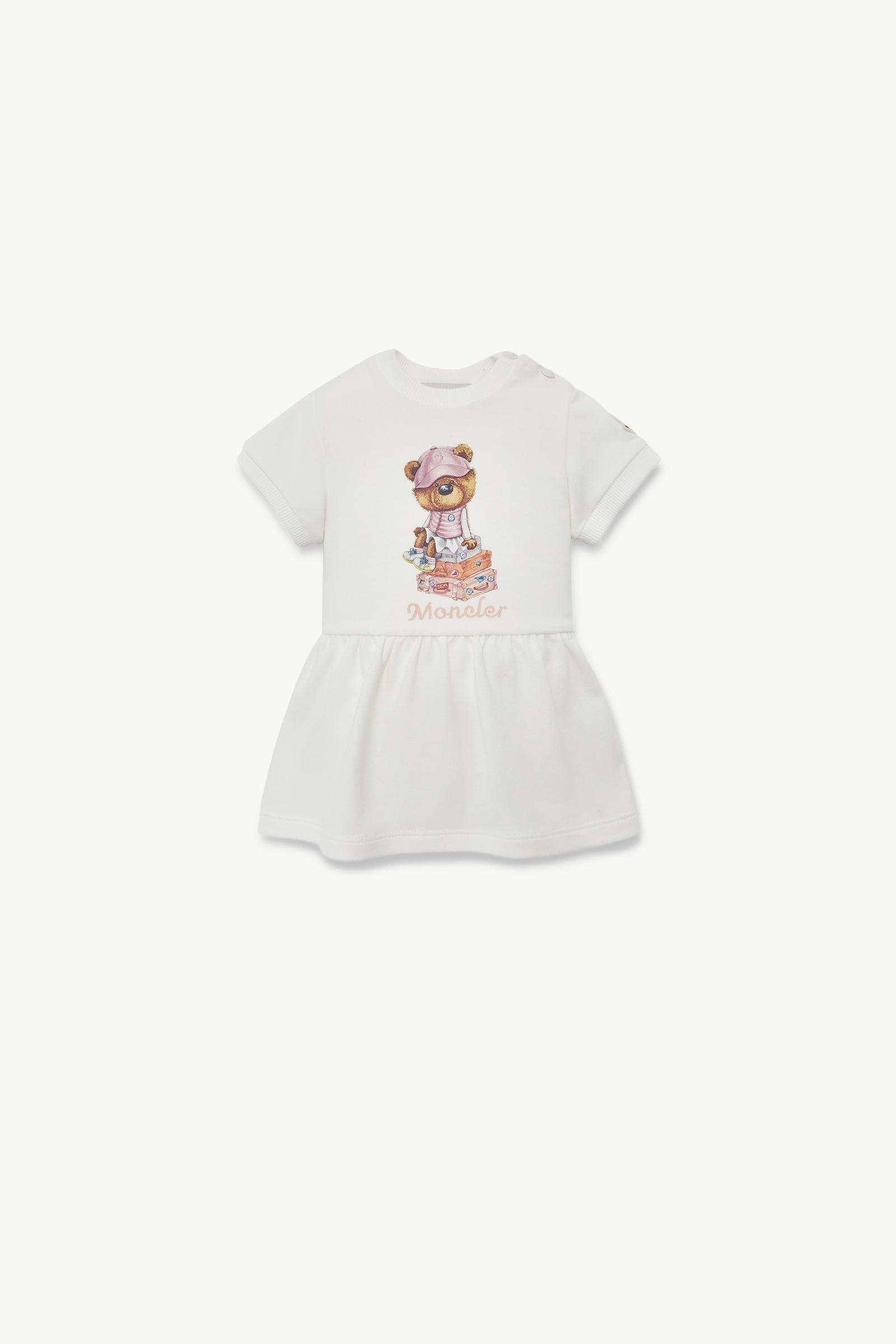 Teddy Bear Motif Cotton Dress_findInBoutique_image