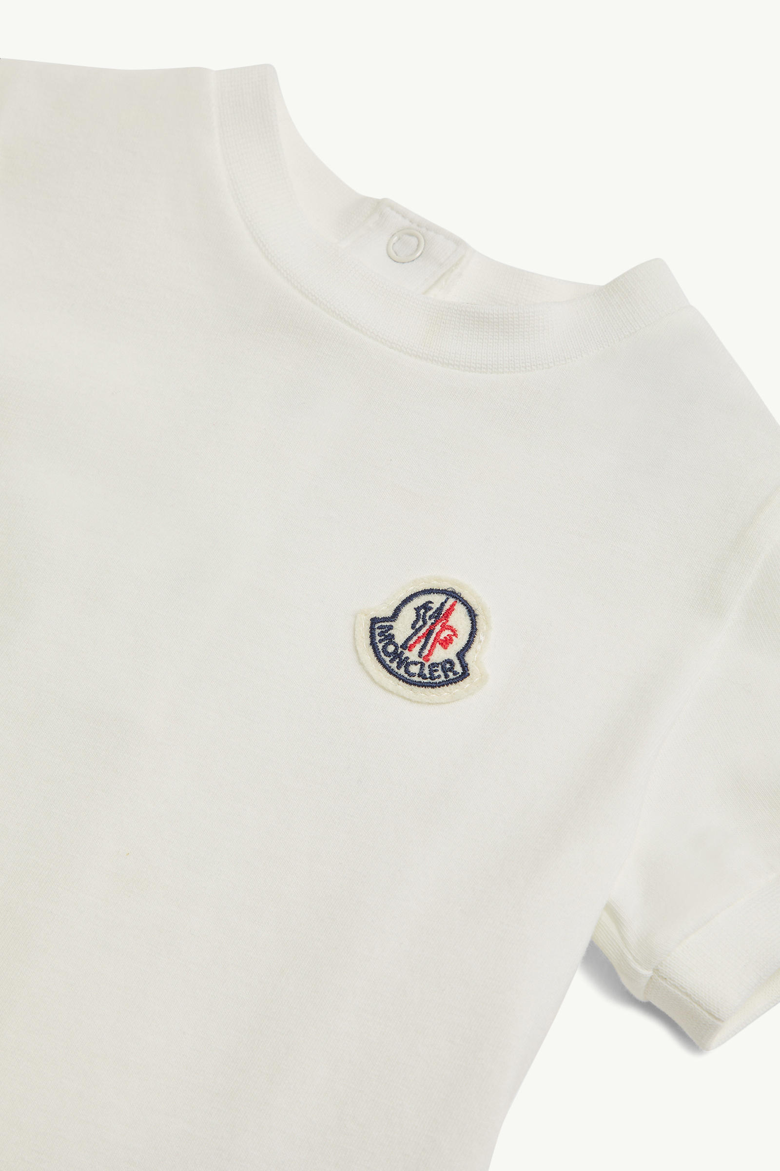 褶縐棉質連身裙 女童 白色 Moncler 2