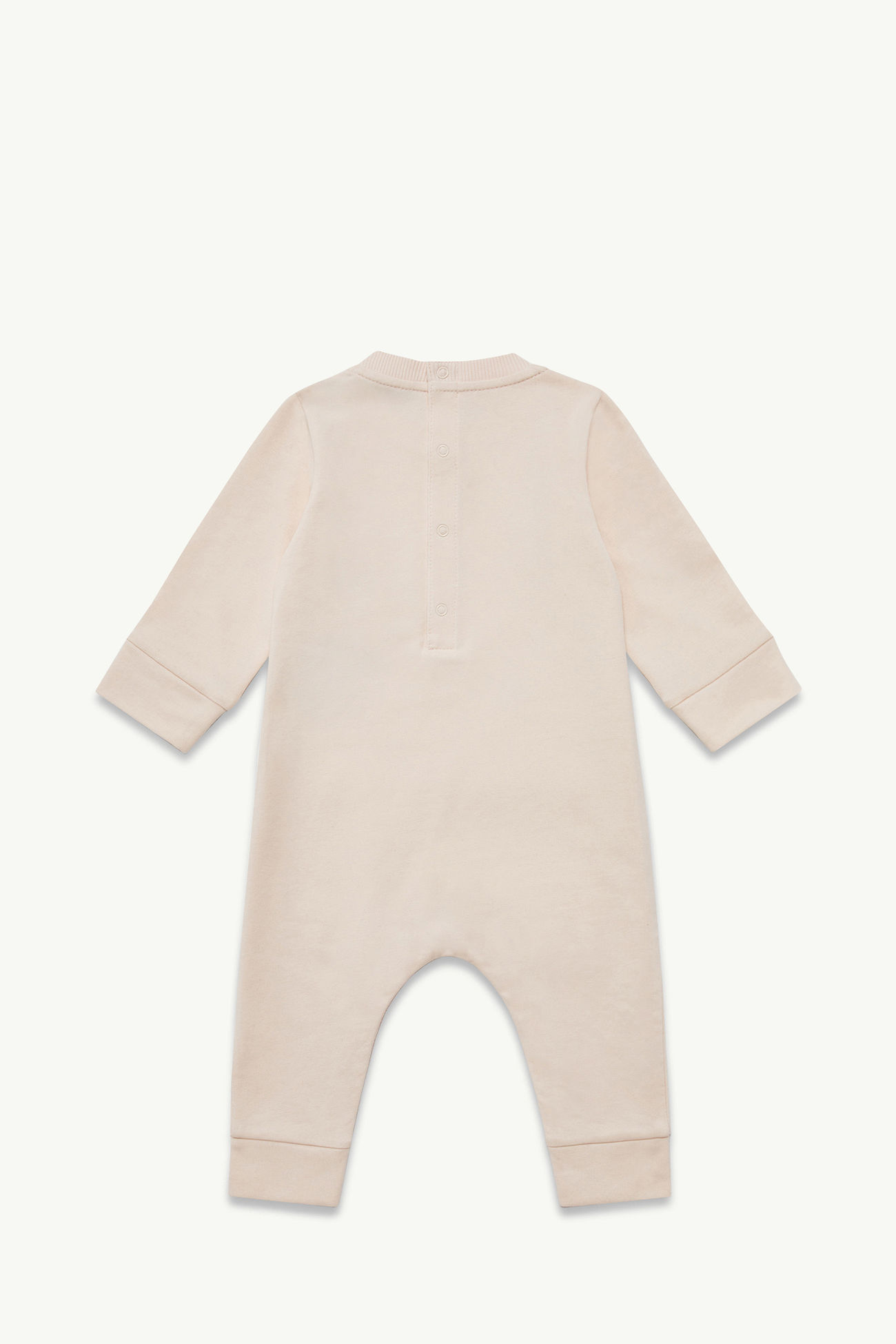 Babystrampler aus Baumwolle mit Logo Genderneutral Hellpink Moncler 1