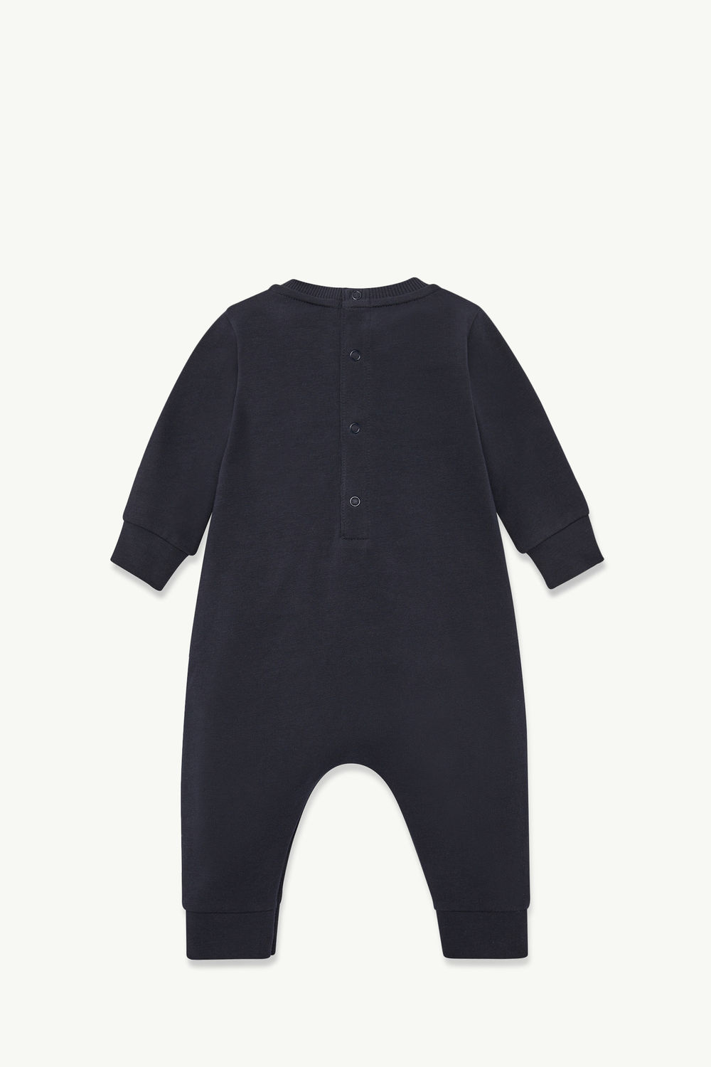 Logo Cotton Baby Grow Gender Neutral Night Blue Moncler 1