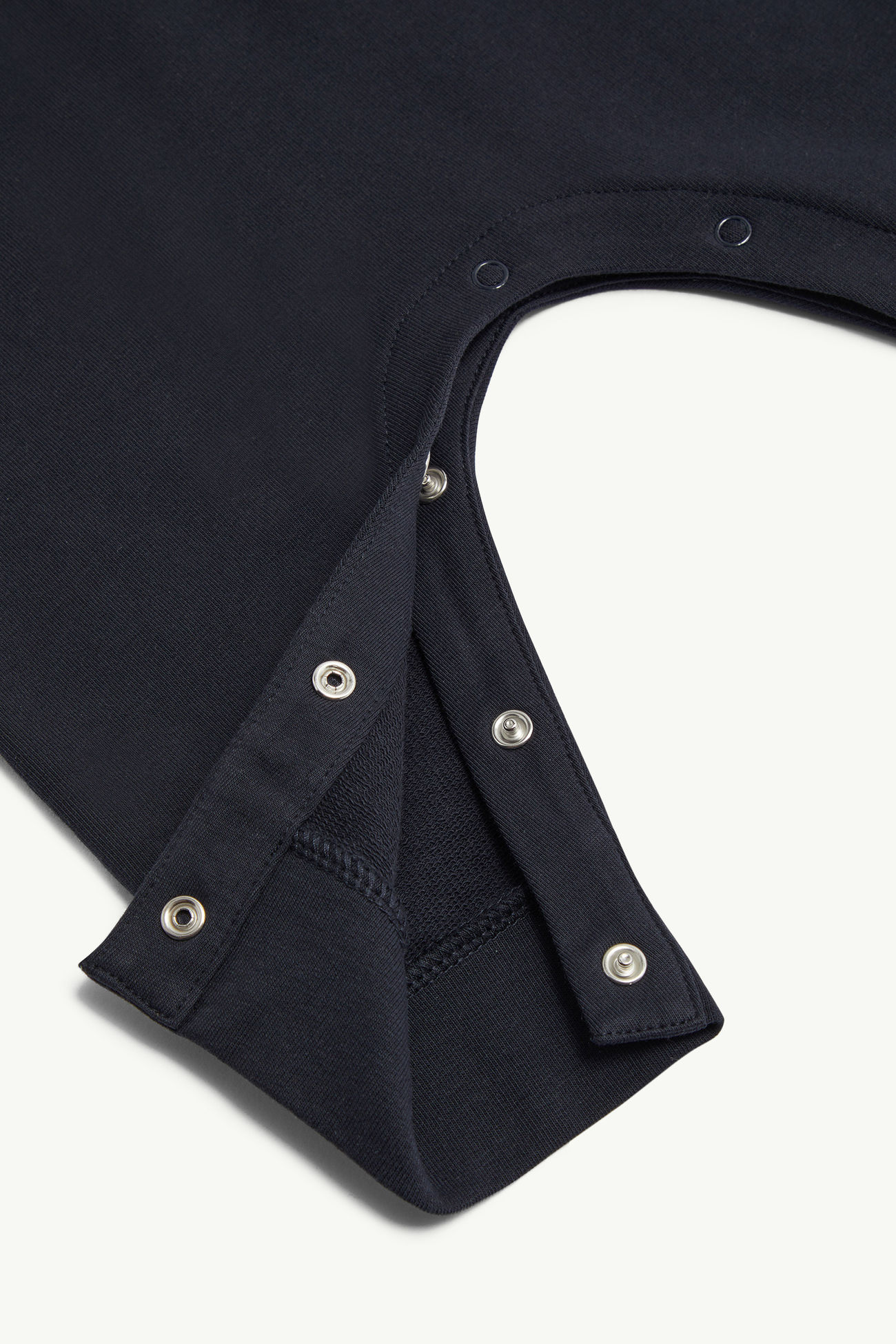 Pelele de algodón con logotipo De Género Neutro Azul Noche Moncler 3