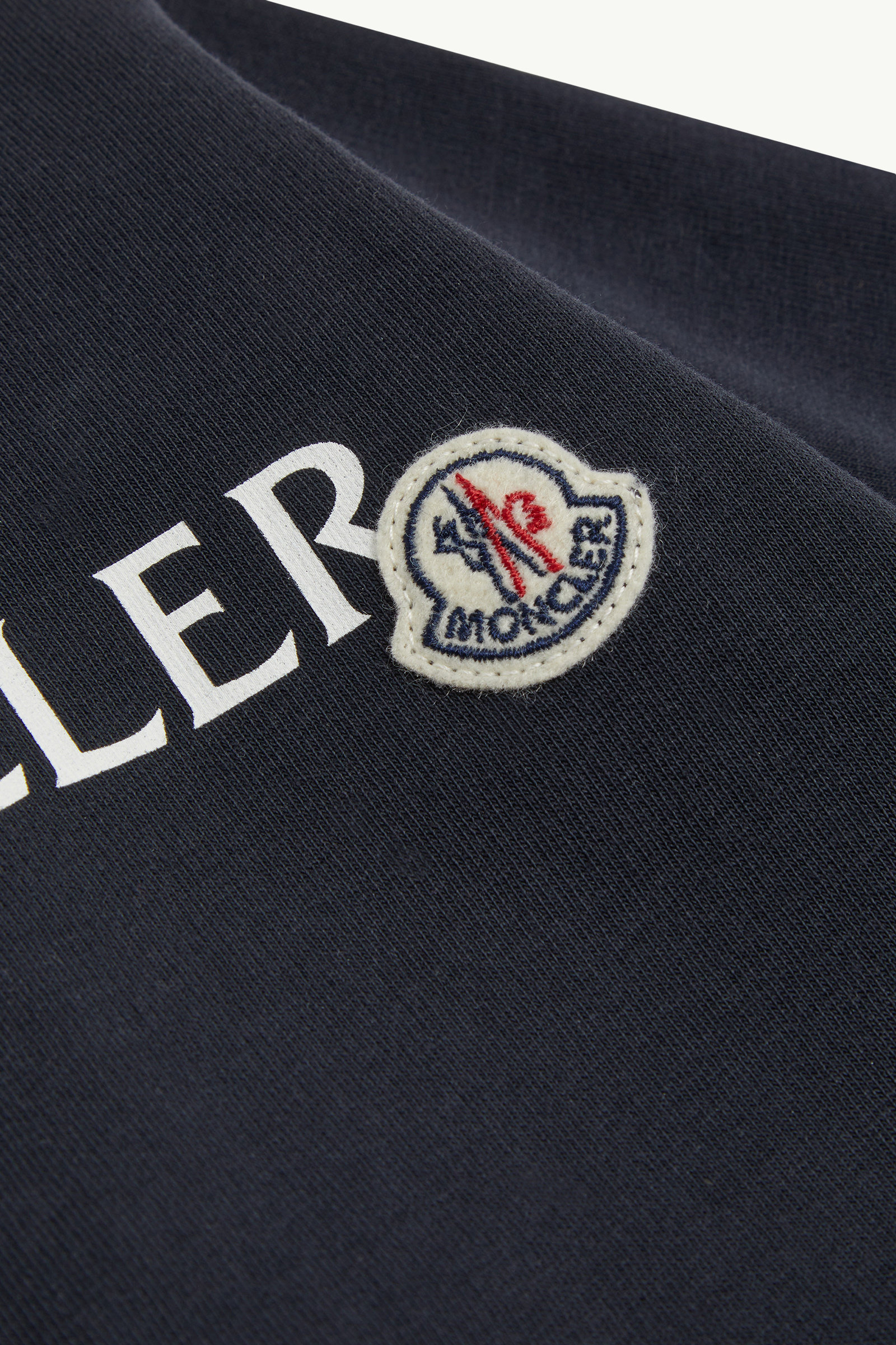 Logo Cotton Baby Grow Gender Neutral Night Blue Moncler 4