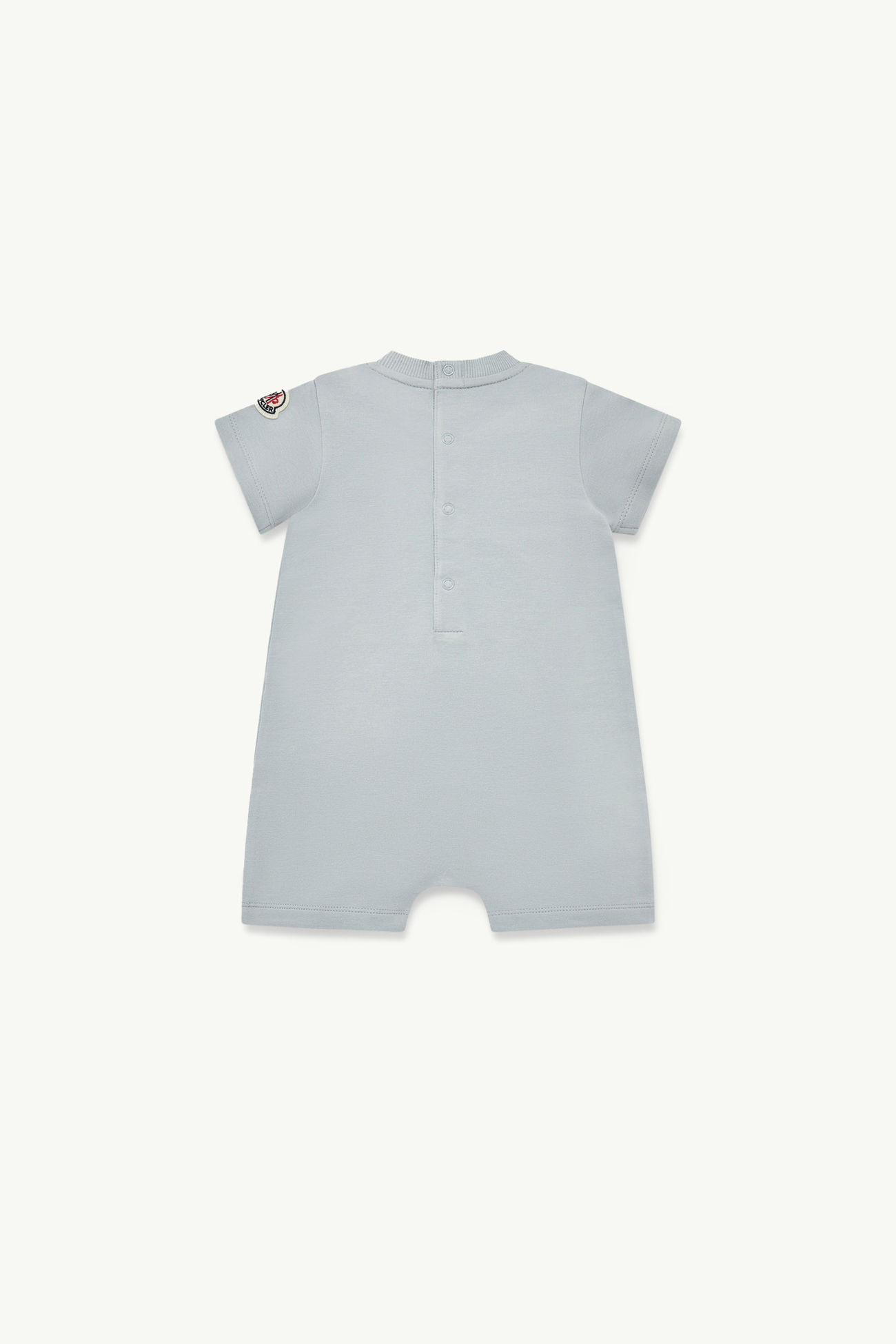 Strampler aus Baumwolle mit Teddybär-Motiv Genderneutral Grau Moncler 1