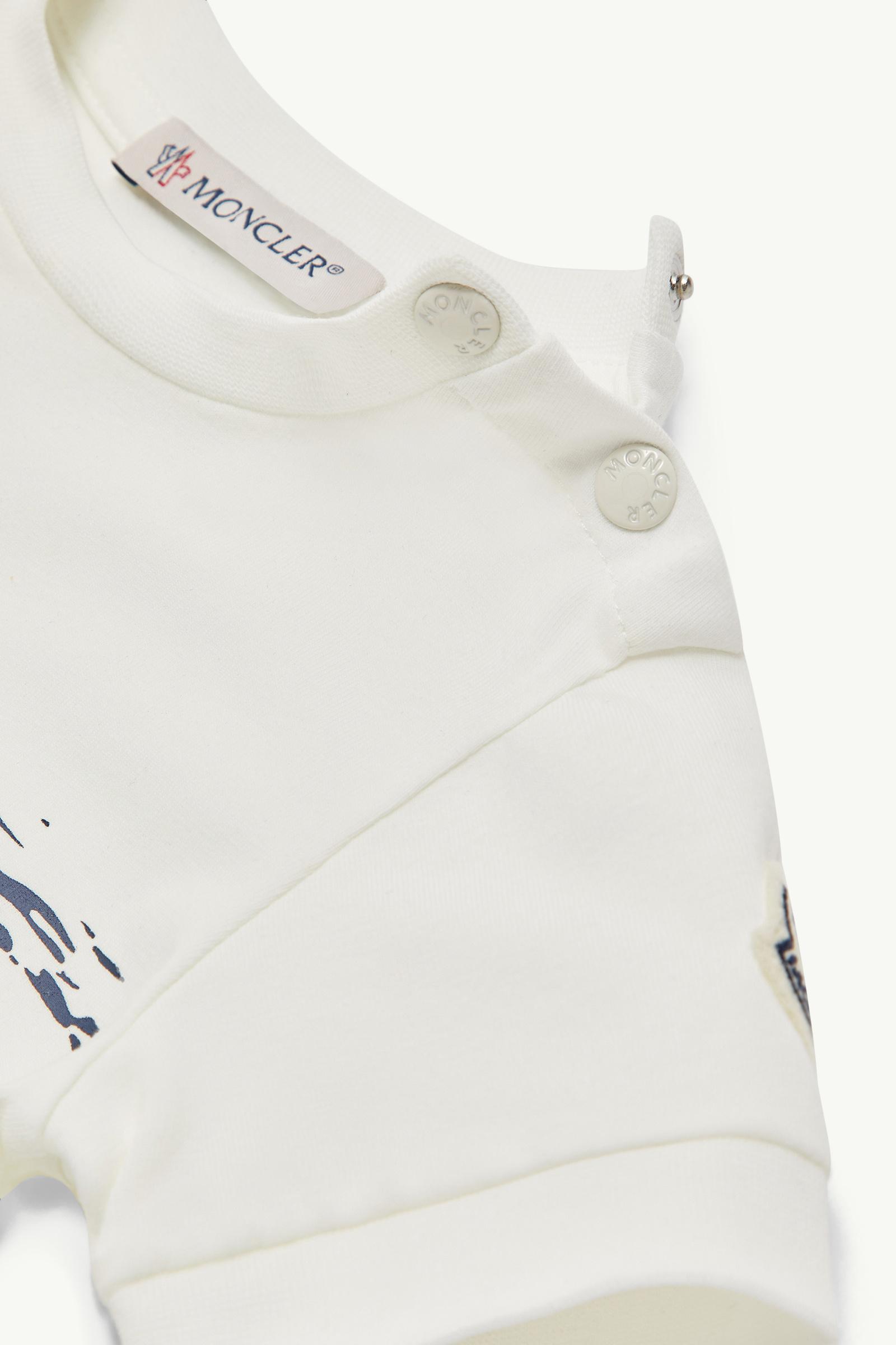 MONCLER ベビー ロンパース 6/9M ホワイト MONCLER ベビー ロンパース 6/9M ホワイト MONCLER モンクレール