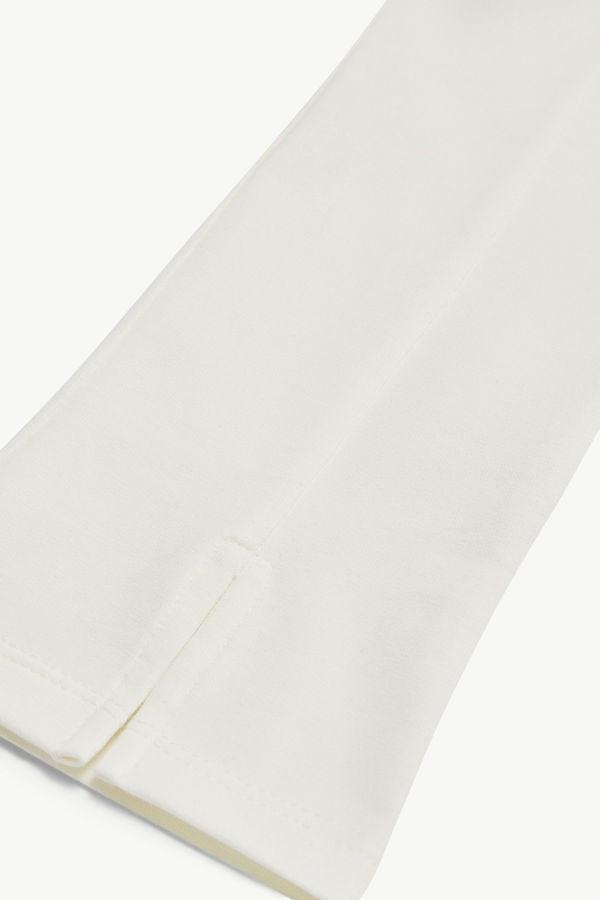 Embroidered Cursive Logo Cotton Set Girl White Moncler 4