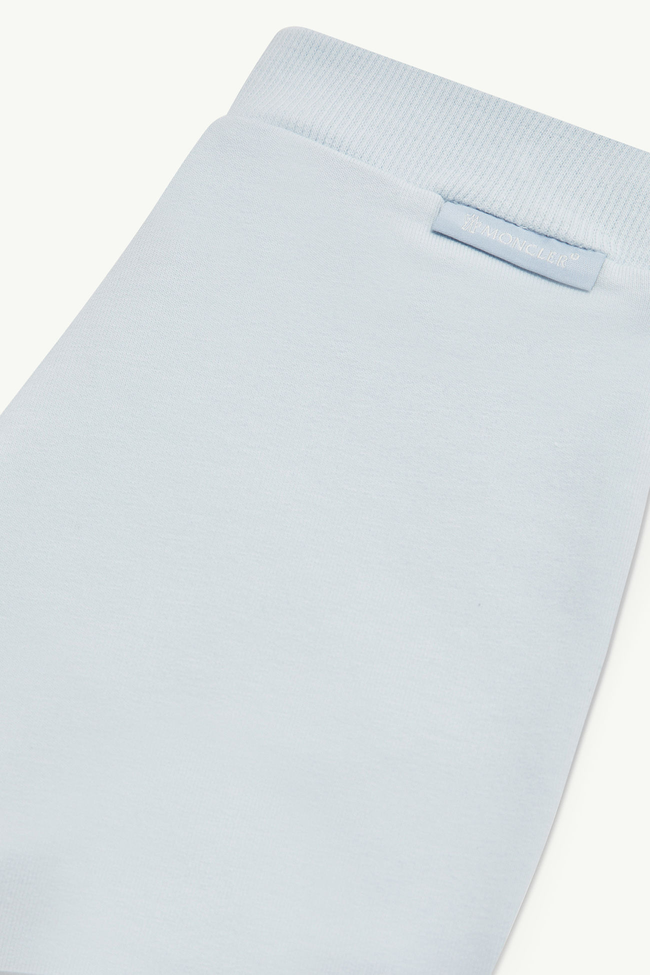 Ensemble de survêtement en coton à bords tricolores Garçon Bleu clair Moncler 4