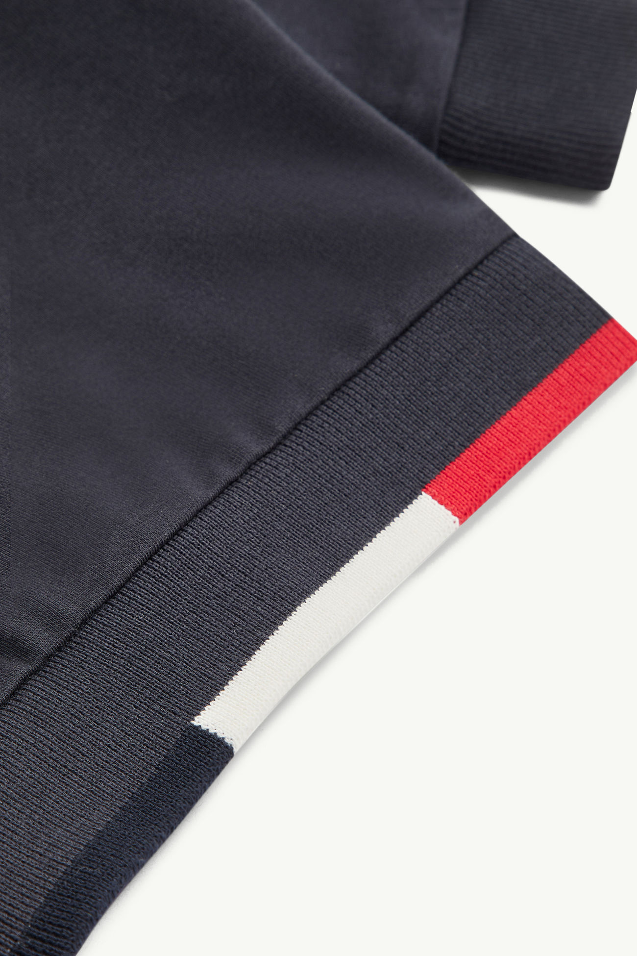 Ensemble de survêtement en coton à bords tricolores Garçon Bleu marine Moncler 3