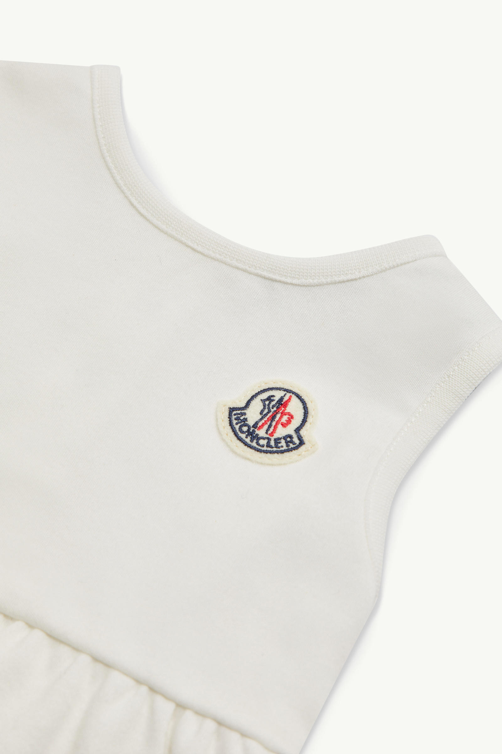 Safari Print Cotton Set Girl White Ivory Moncler 2