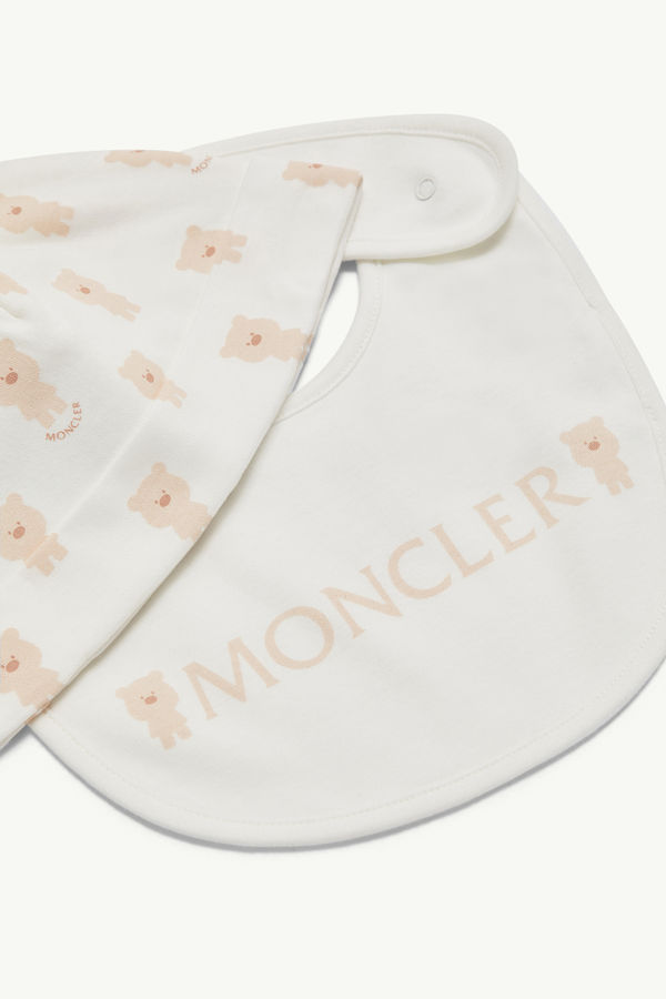 Set aus Baumwolle mit Teddybär-Print Genderneutral Weiß Moncler 4