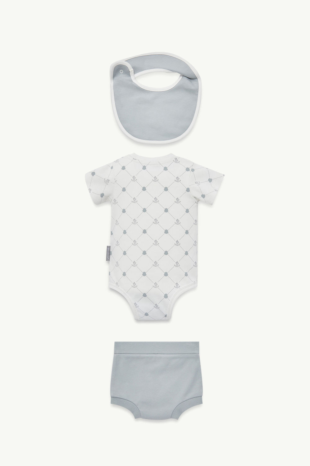 Ensemble en coton à logo Mixte Bleu & Blanc Moncler 1