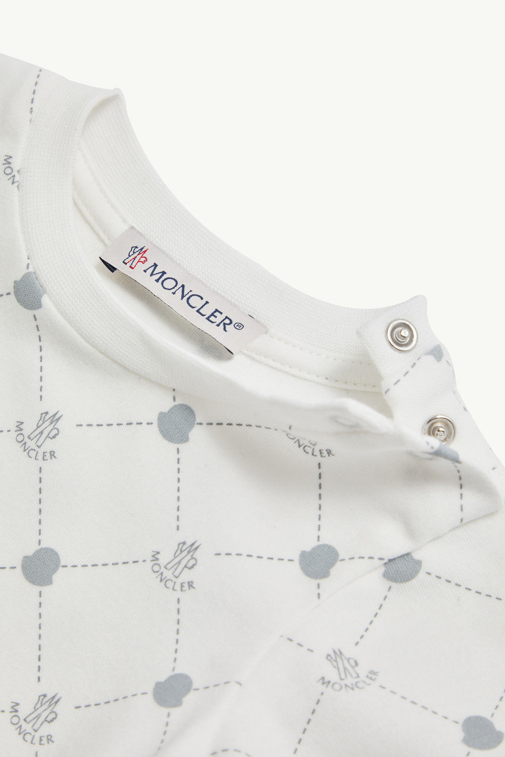 Ensemble en coton à logo Mixte Bleu & Blanc Moncler 4
