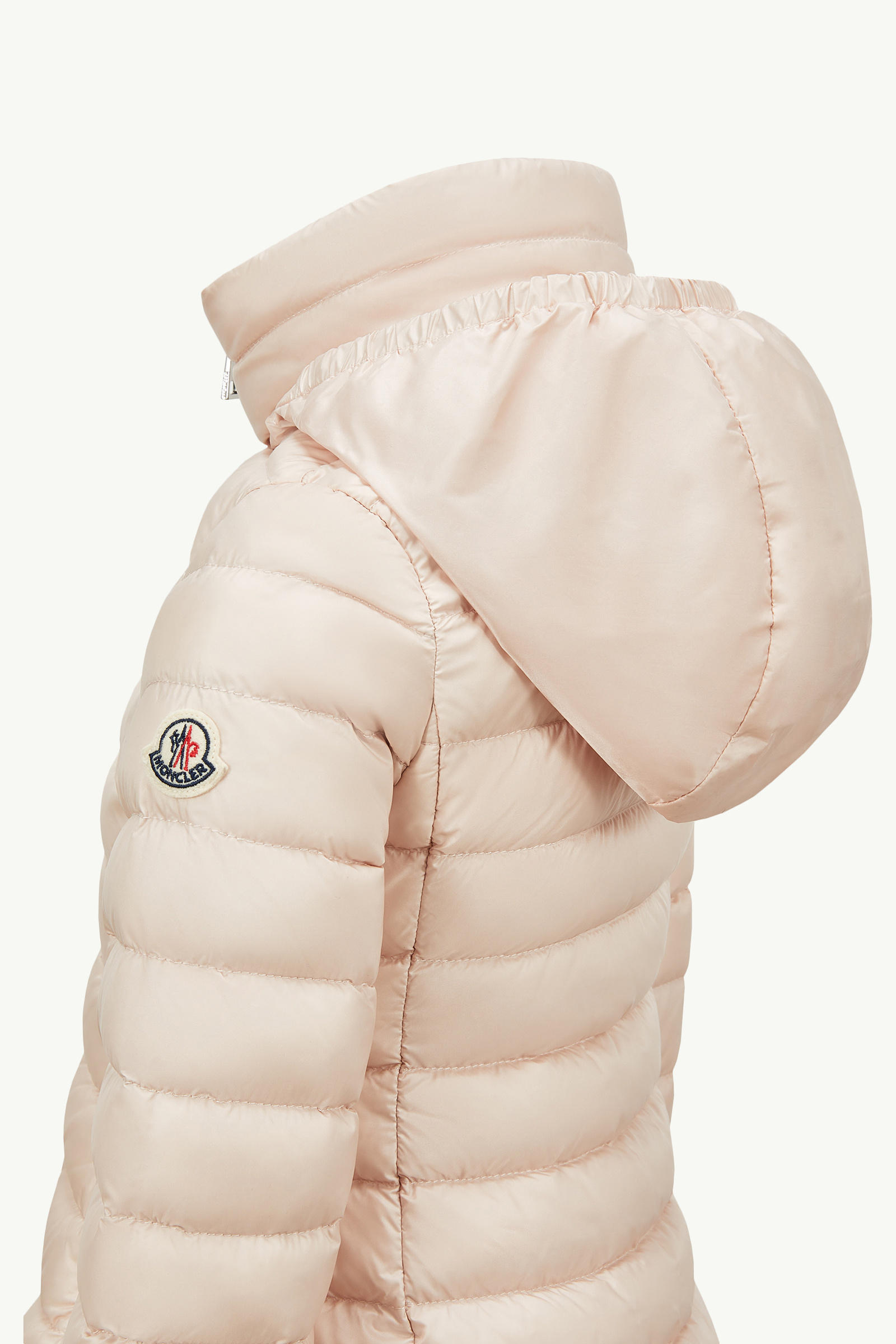 Ige Hooded Down Jacket Girl Light Pink Moncler 2