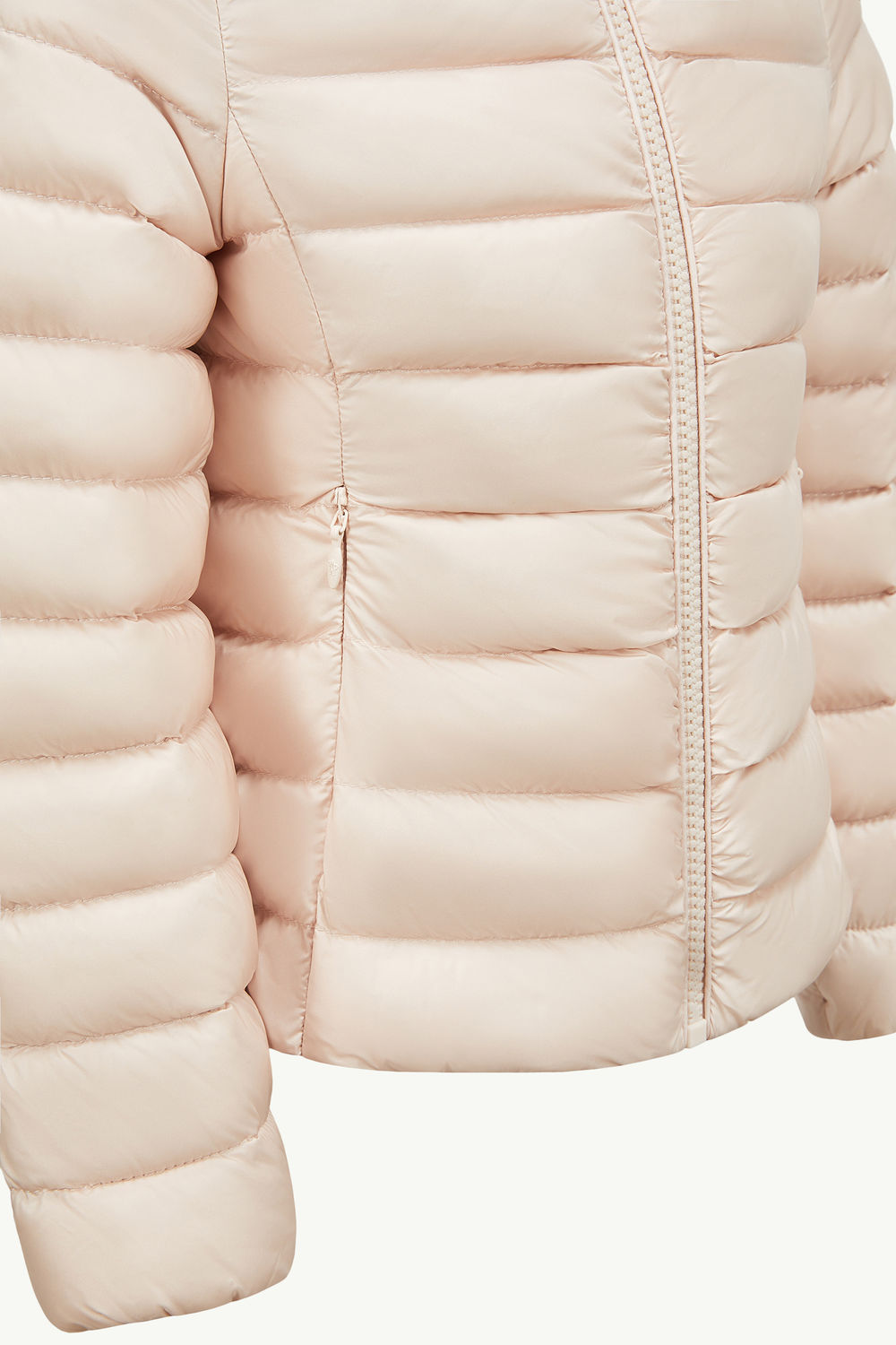 Ige Hooded Down Jacket Girl Light Pink Moncler 3