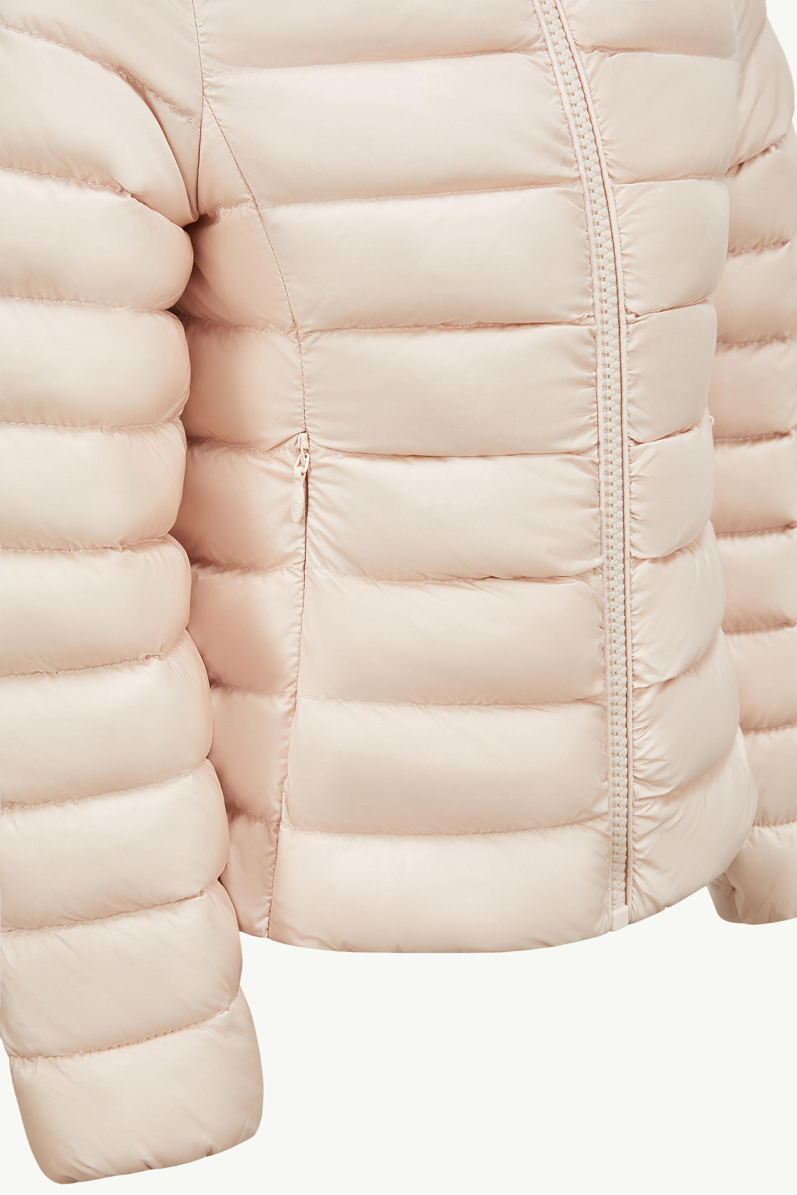 Ige Hooded Down Jacket Girl Light Pink Moncler 3