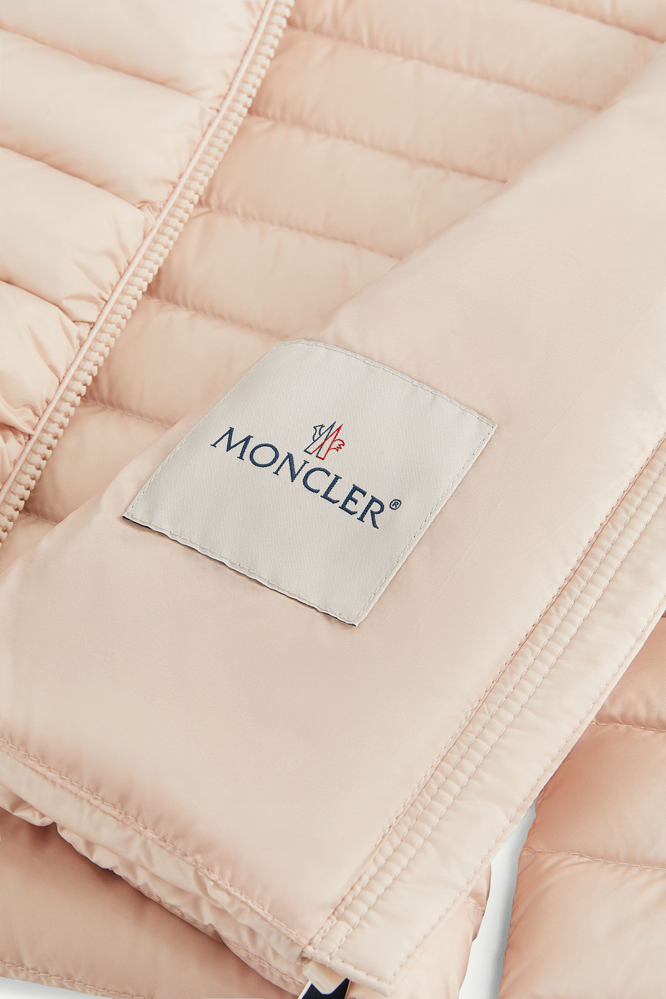 Ige kurze Daunenjacke mit Kapuze Mädchen Hellpink Moncler 4