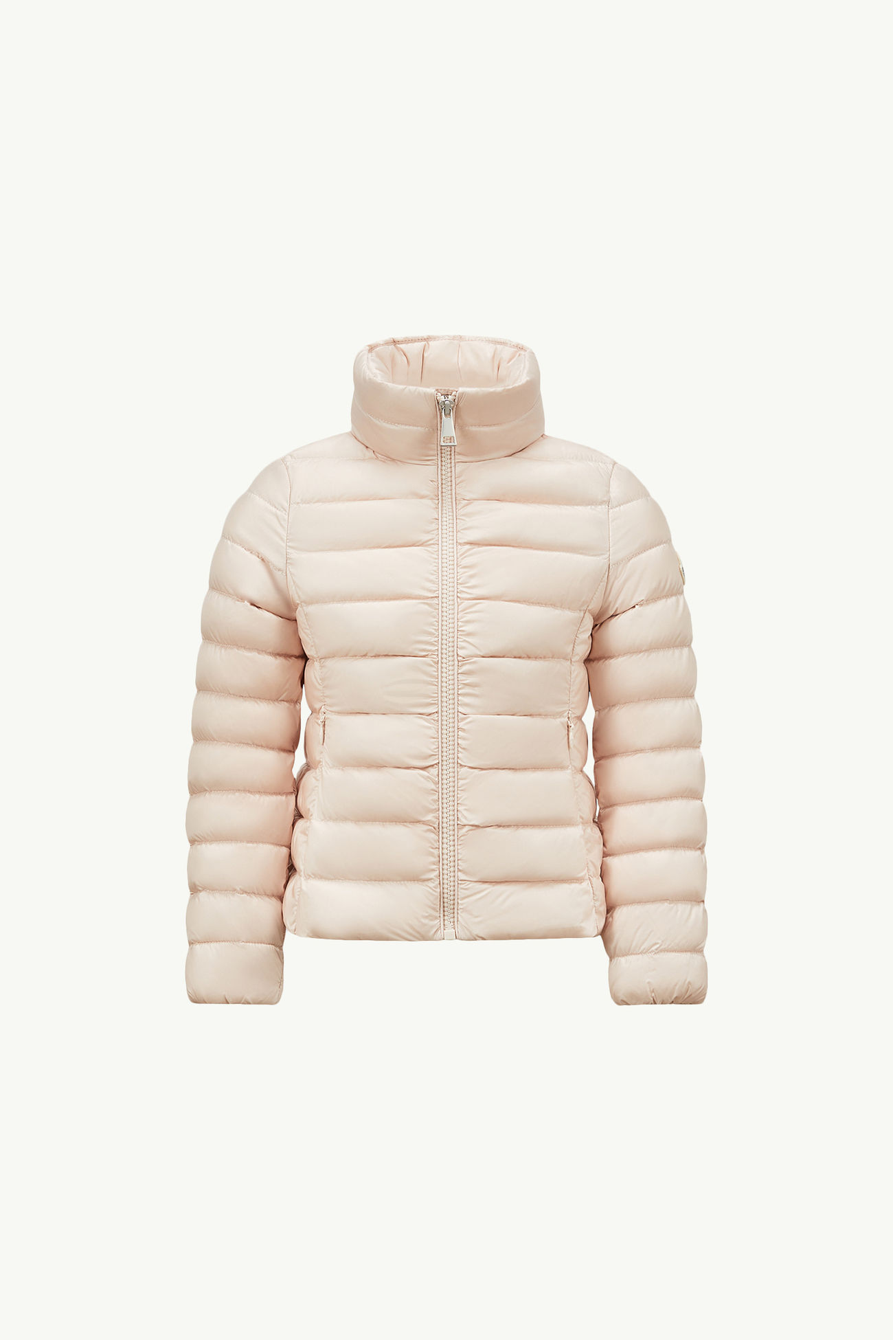 Ige kurze Daunenjacke mit Kapuze Mädchen Hellpink Moncler 0