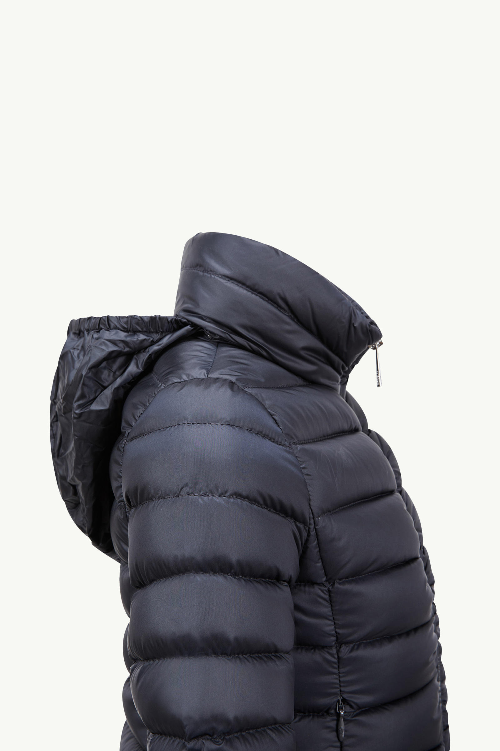 Ige Hooded Down Jacket Girl Navy Blue Moncler 3