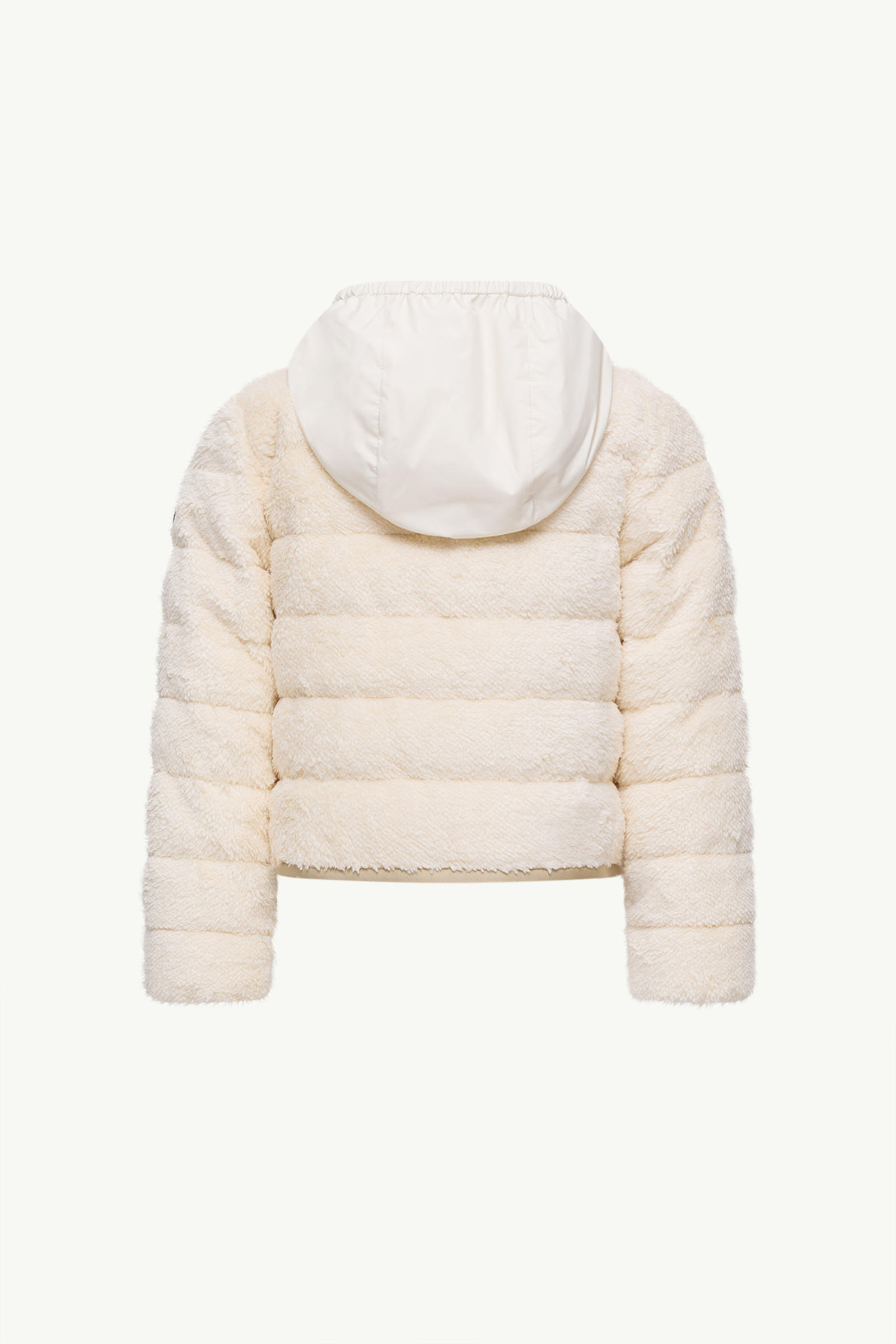 Udas Teddy Hooded Down Jacket Girl Light Beige Moncler 2