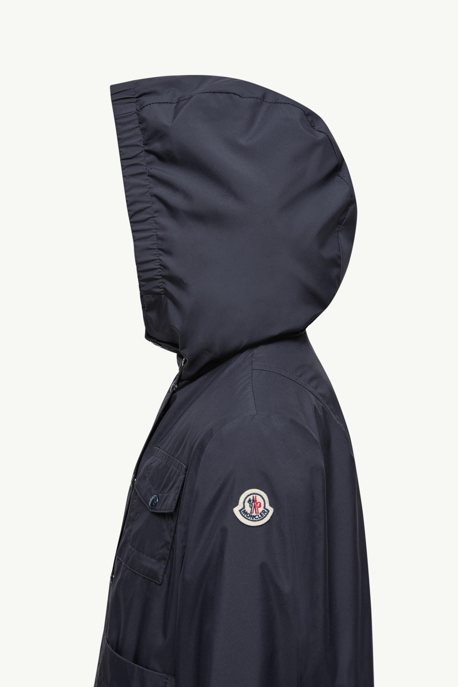Pulane Hooded Jacket Girl Navy Blue Moncler 1