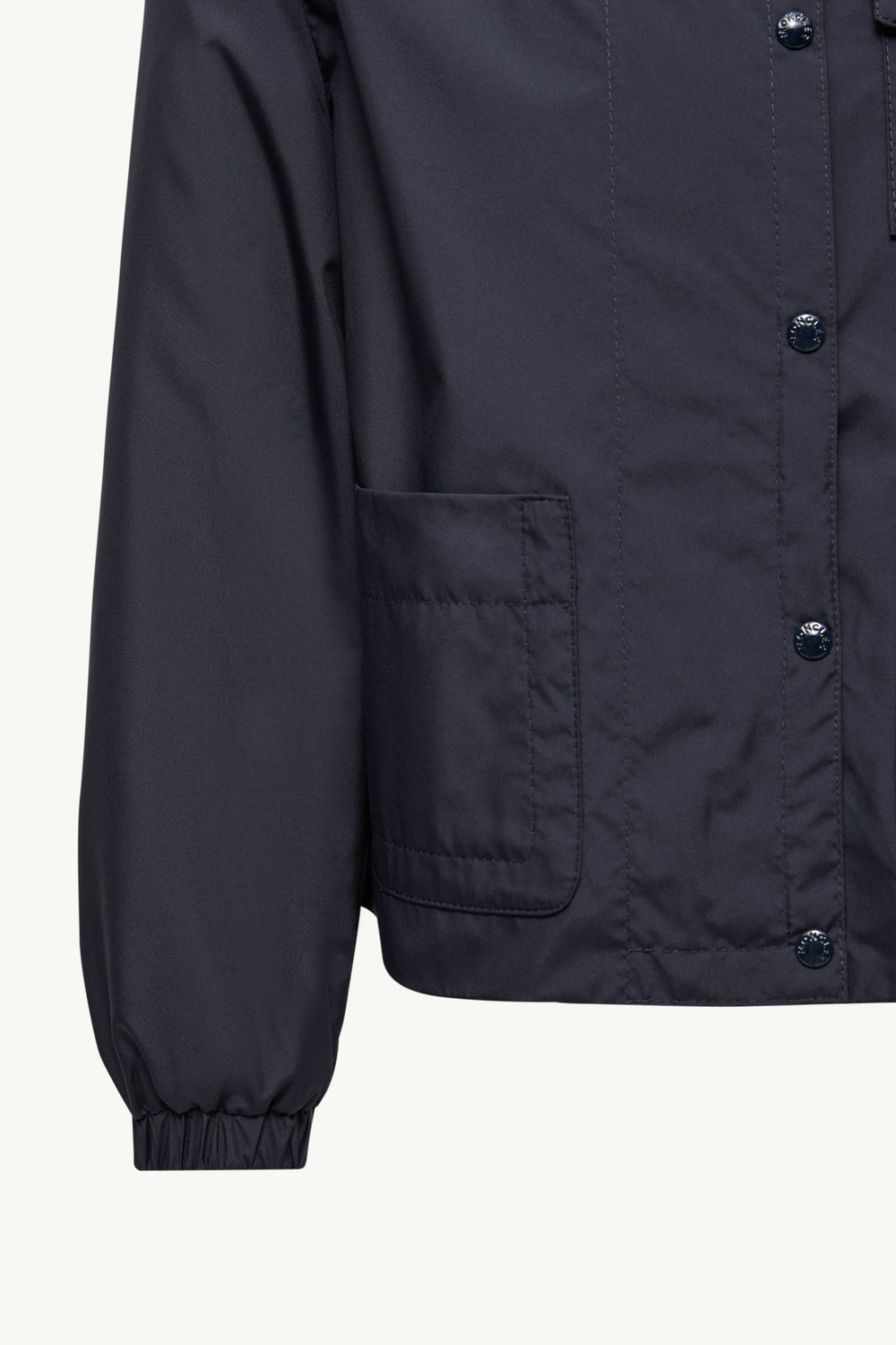 Pulane Hooded Jacket Girl Navy Blue Moncler 3