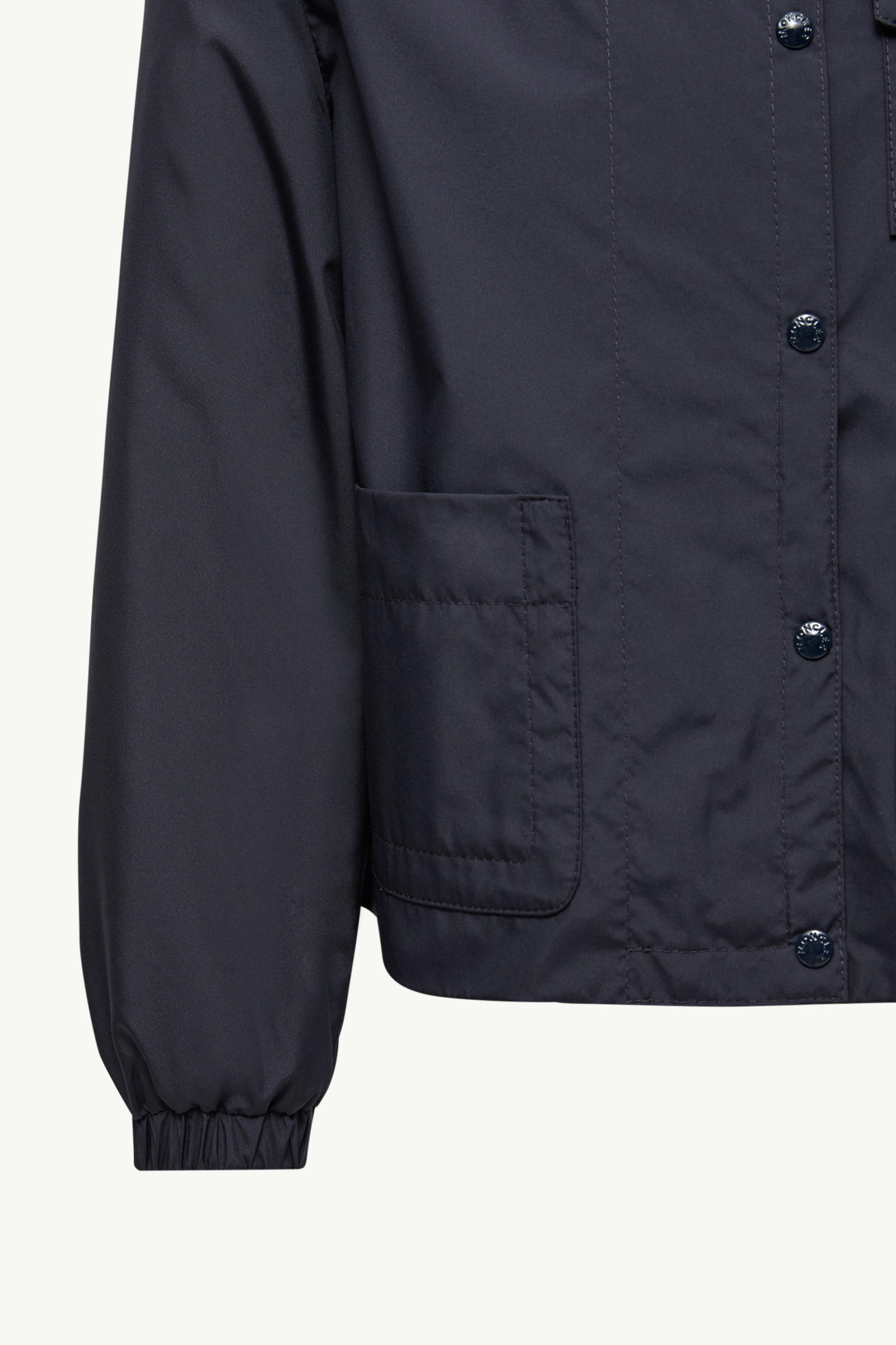 Pulane Hooded Jacket Girl Navy Blue Moncler 3
