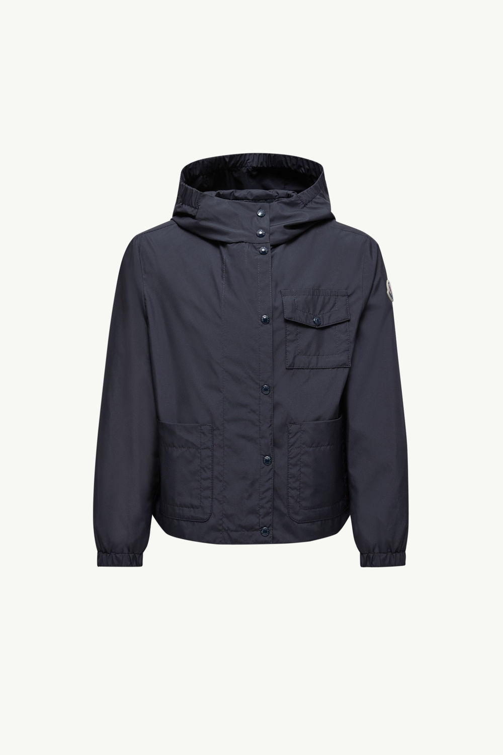 Pulane Hooded Jacket Girl Navy Blue Moncler 0