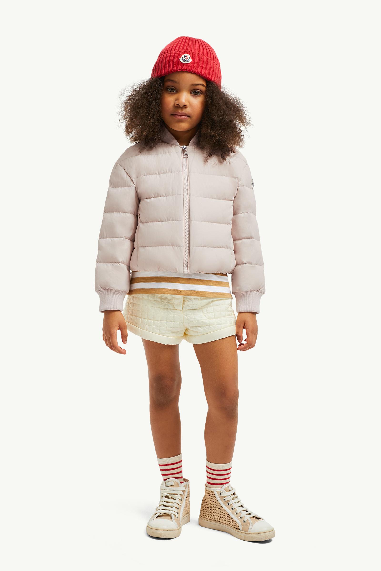 Pailly Down Bomber Jacket Girl Light Pink Moncler 1