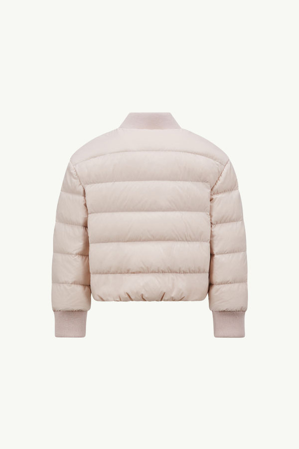 Pailly Down Bomber Jacket Girl Light Pink Moncler 2