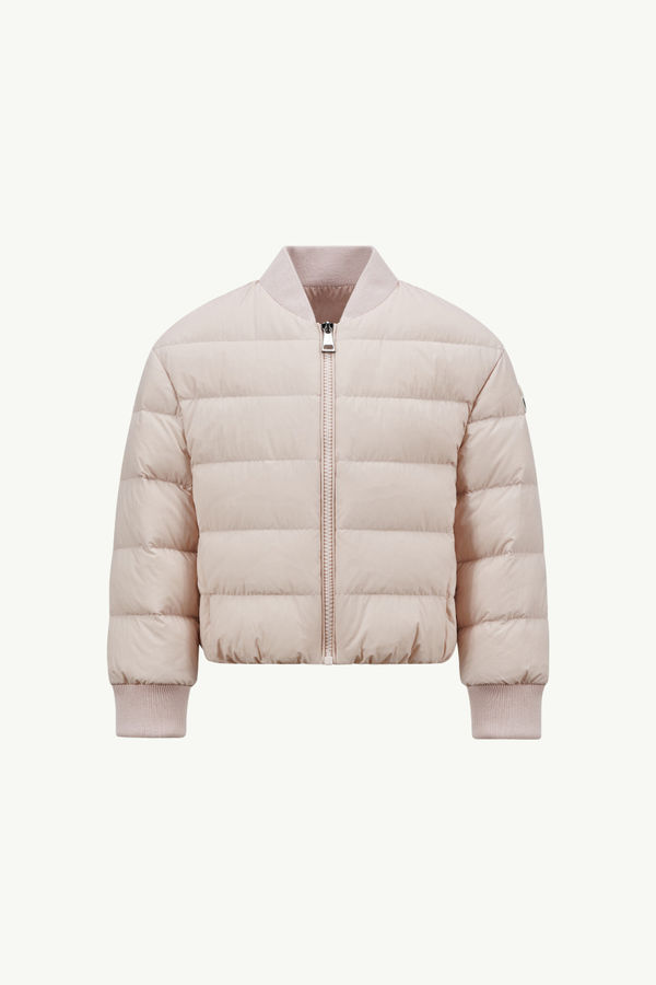 Pailly Down Bomber Jacket Girl Light Pink Moncler 0