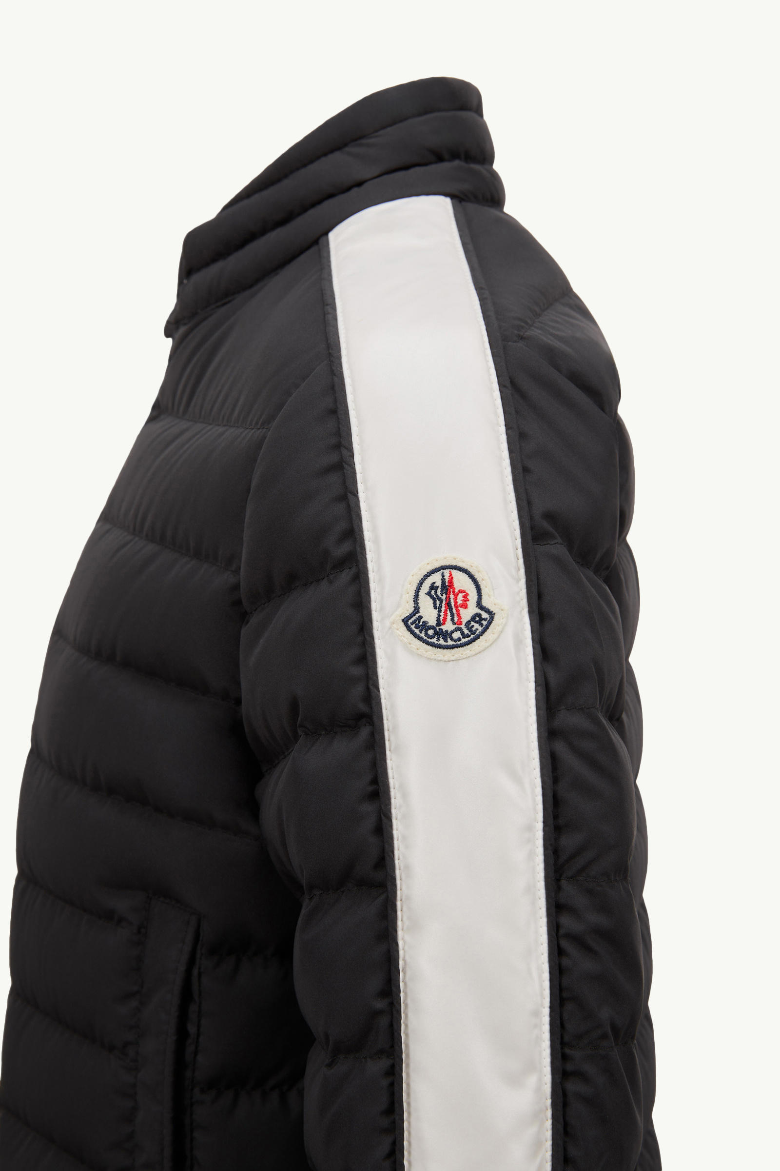 Jacobus Down Biker Jacket Boy Black Moncler 3