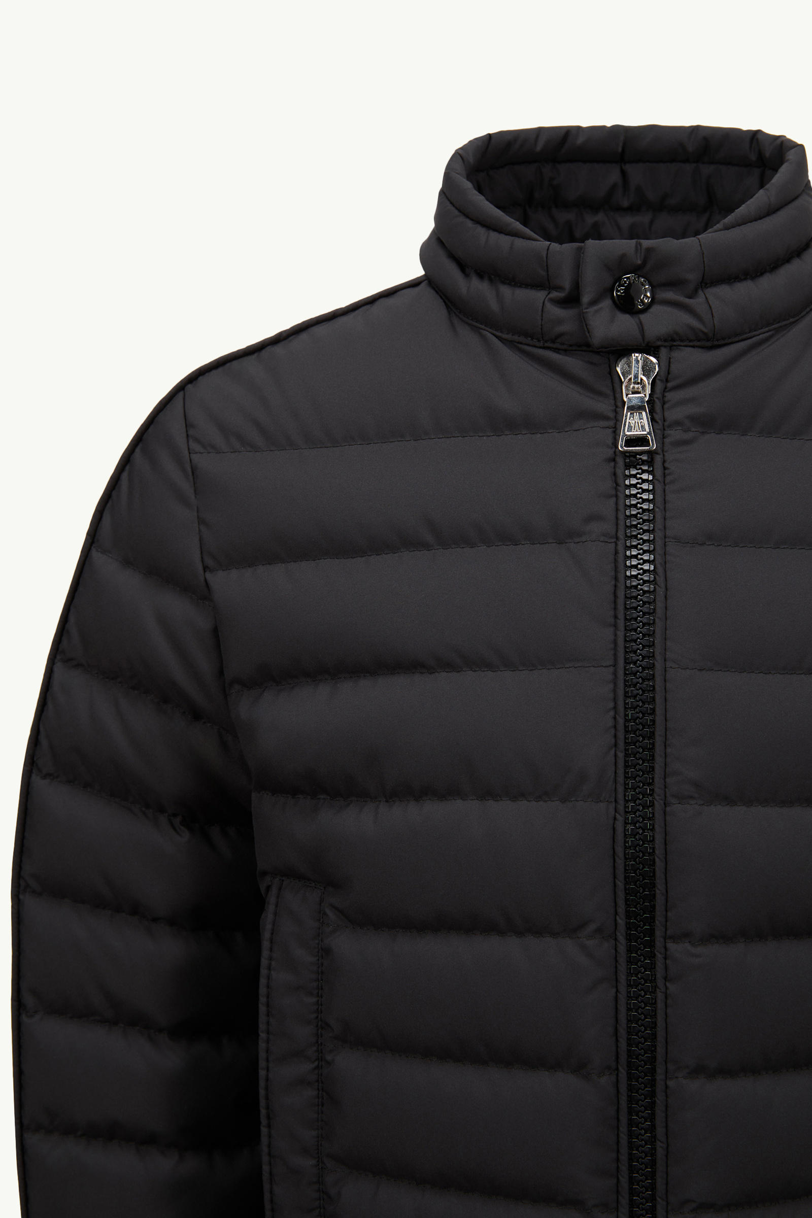 Jacobus Down Biker Jacket Boy Black Moncler 4