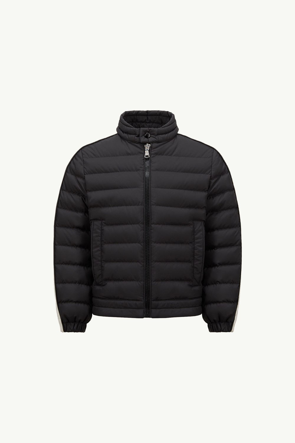 Jacobus Down Biker Jacket Boy Black Moncler 0