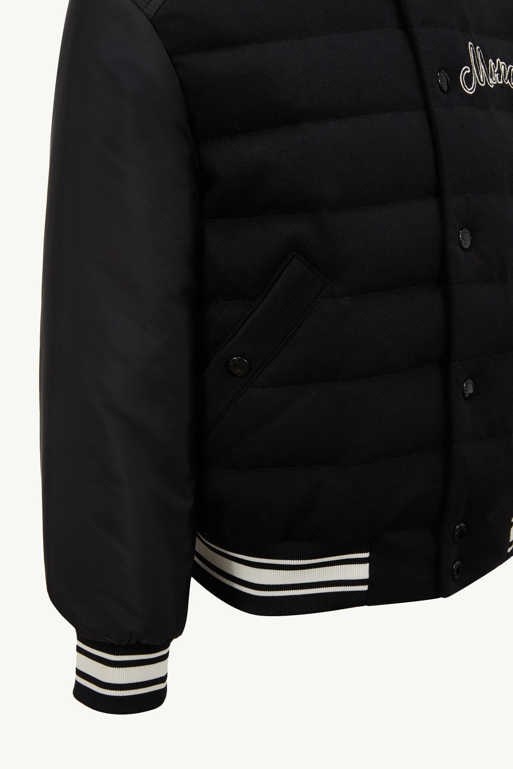 Dieter Down Bomber Jacket Boy Black Moncler 5